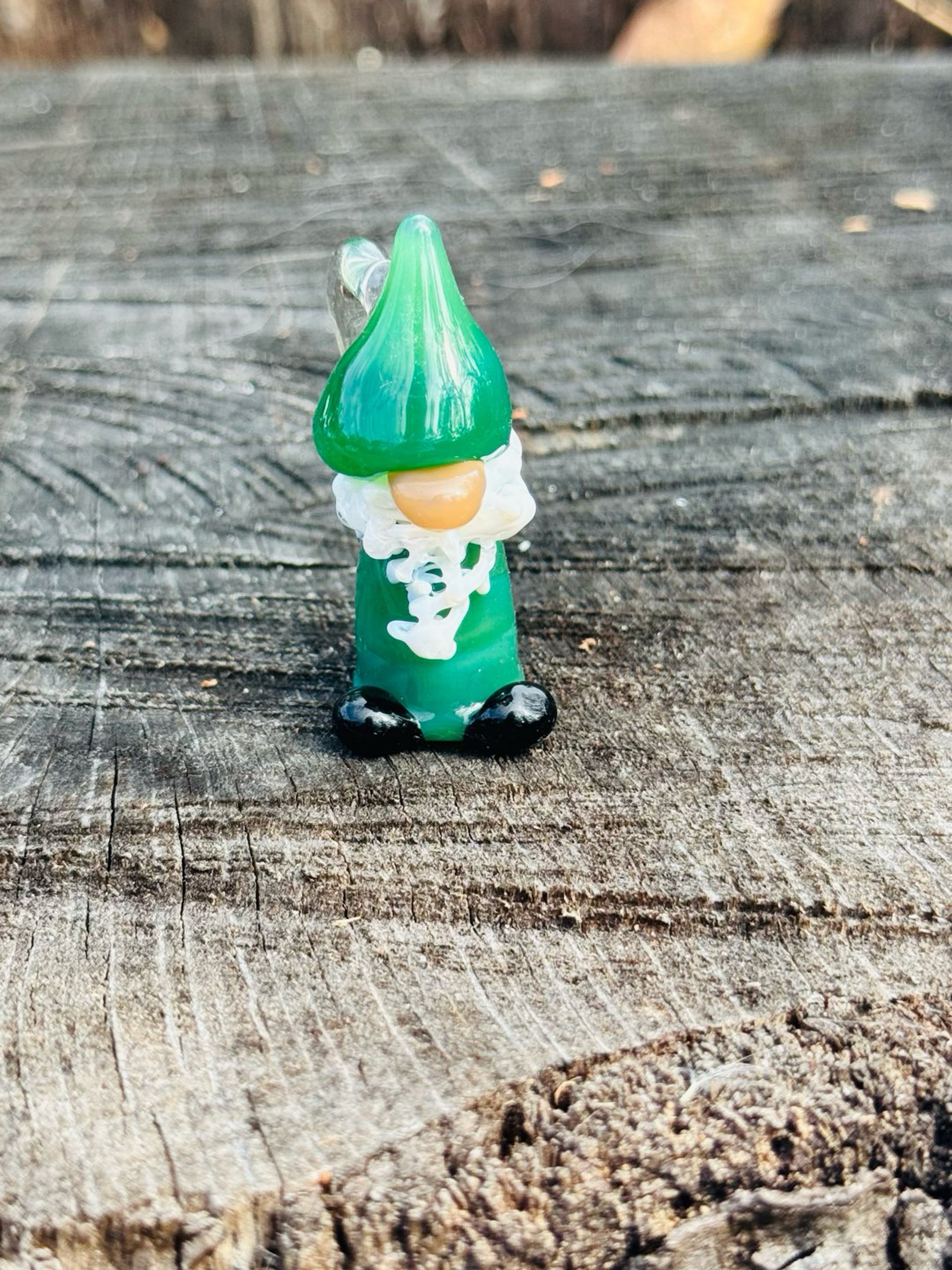 Preview pic of Green gnome pendant