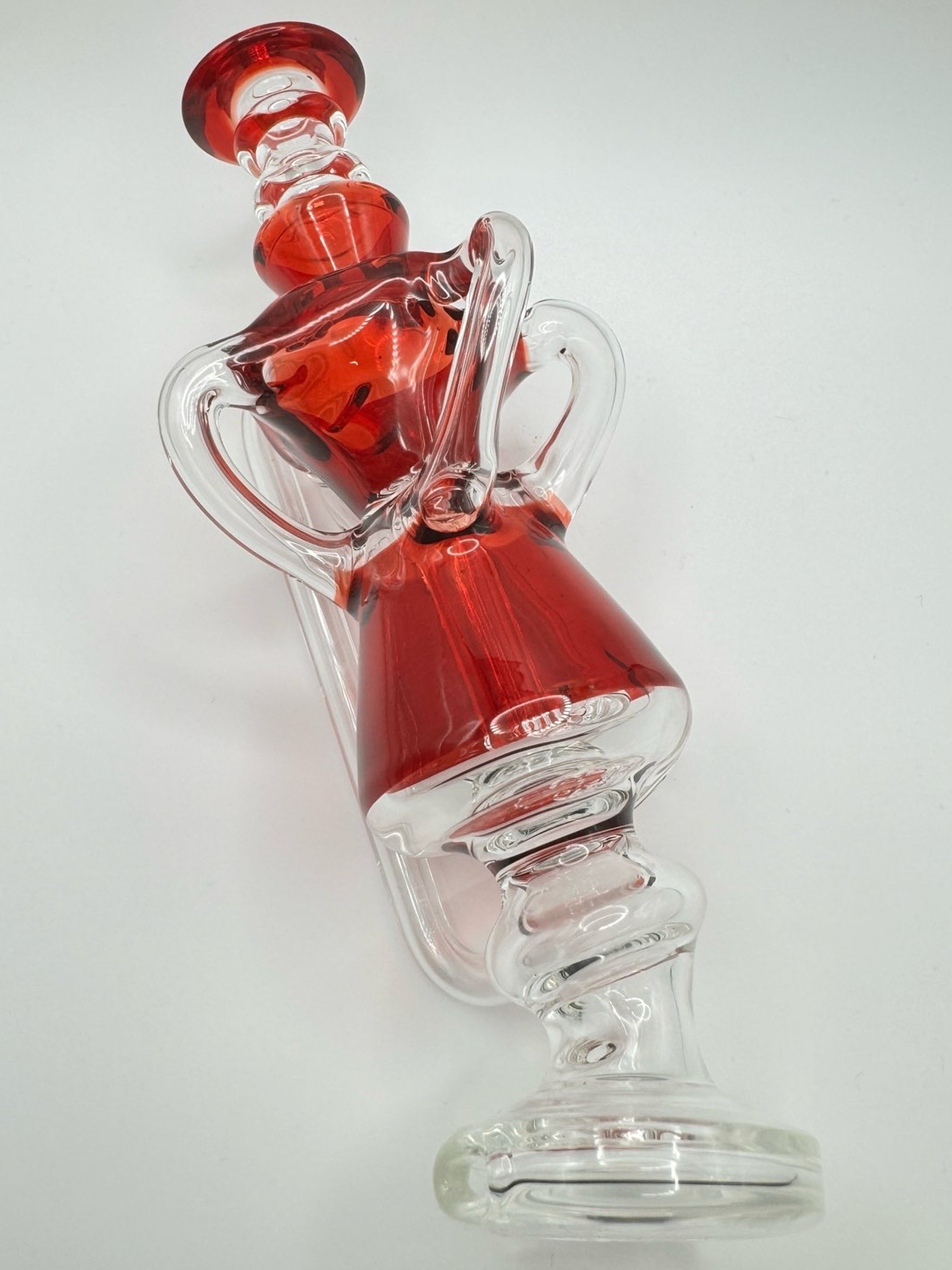 Preview pic of Kosher Glass Pomegranate Quad-cycler PuffCo Peak Top