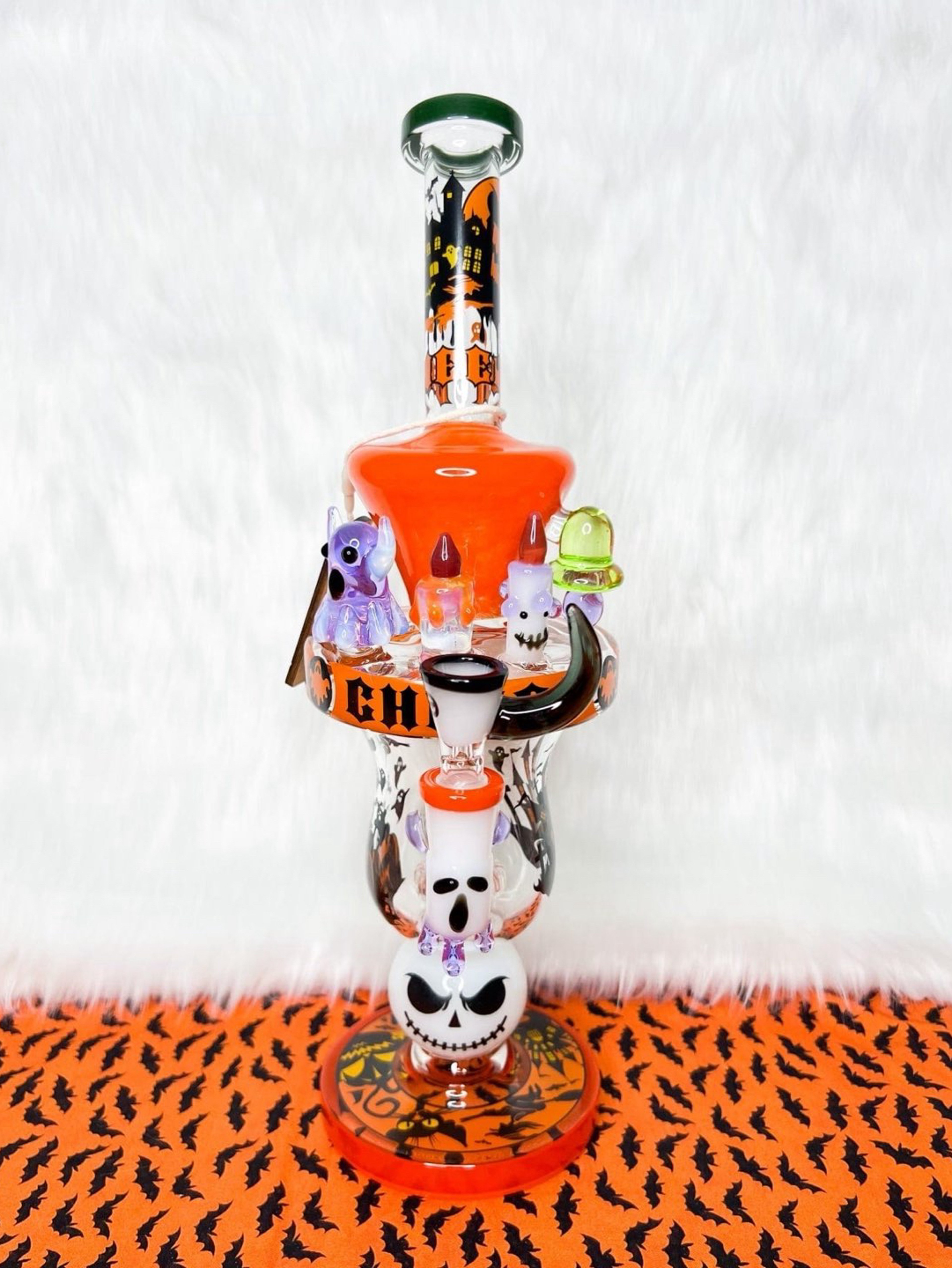 Preview pic of Cheech Orange Halloween Skull Rig