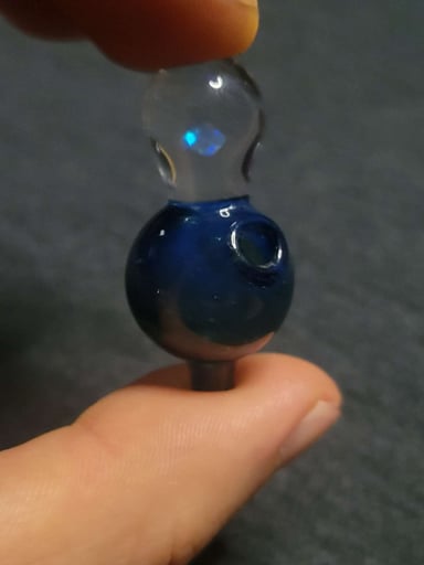 Preview pic of Puffco Peak Blue Slyme Cap
