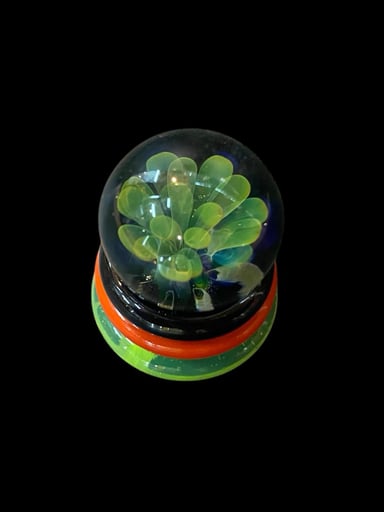 Preview pic of Glass Marble Carb Cap