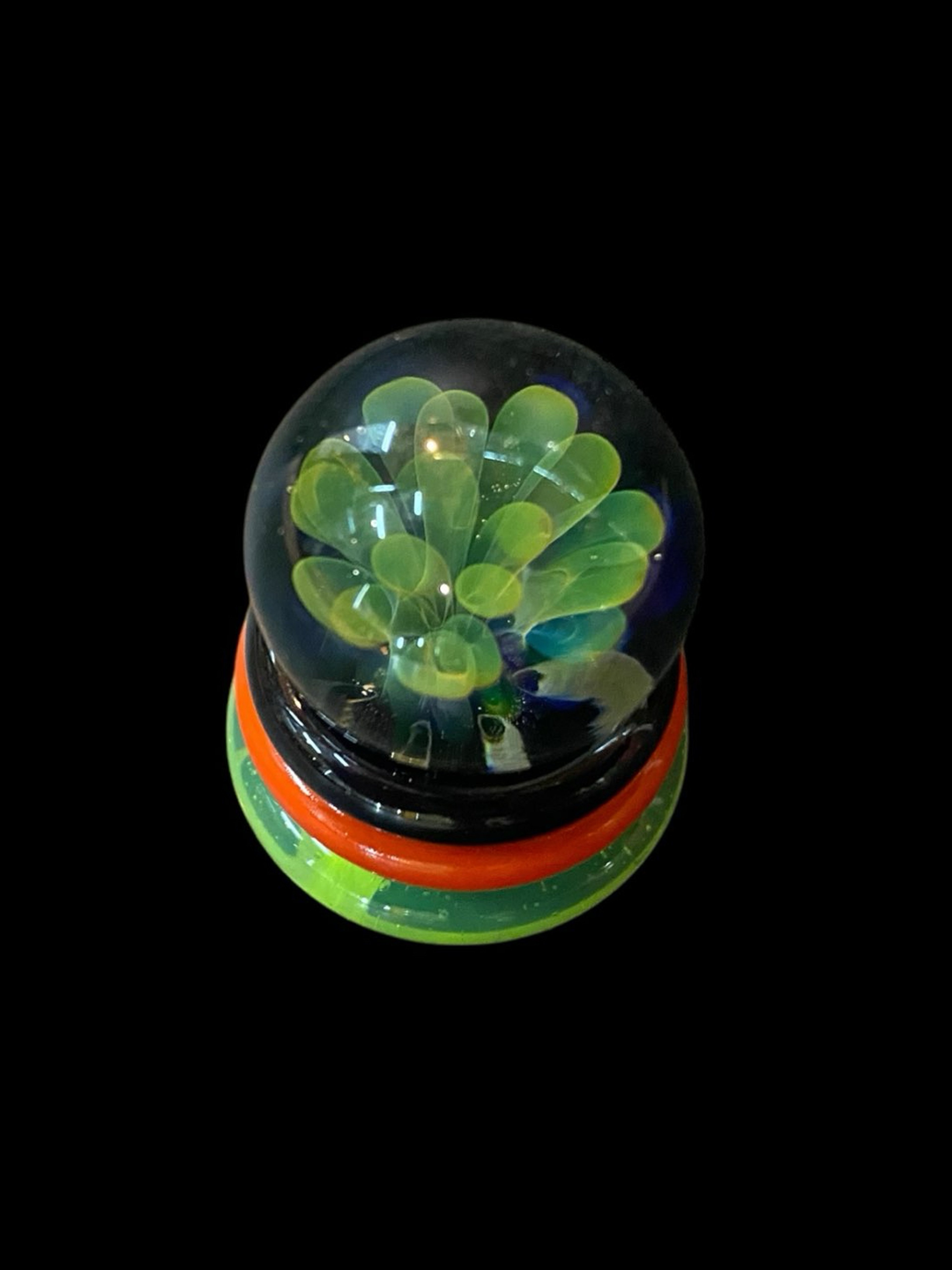Preview pic of Glass Marble Carb Cap