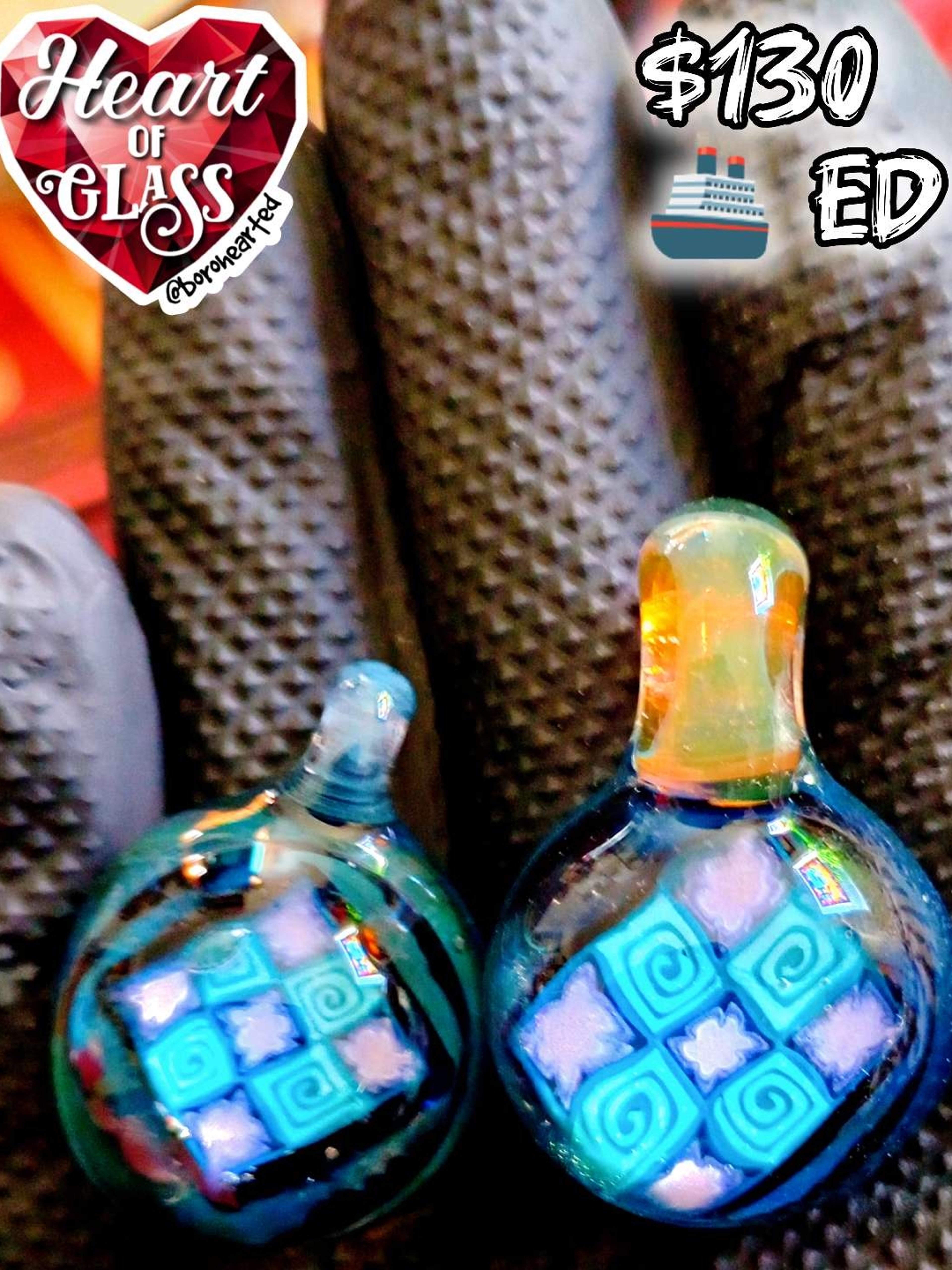 Preview pic of Murrine pendant set ❤️