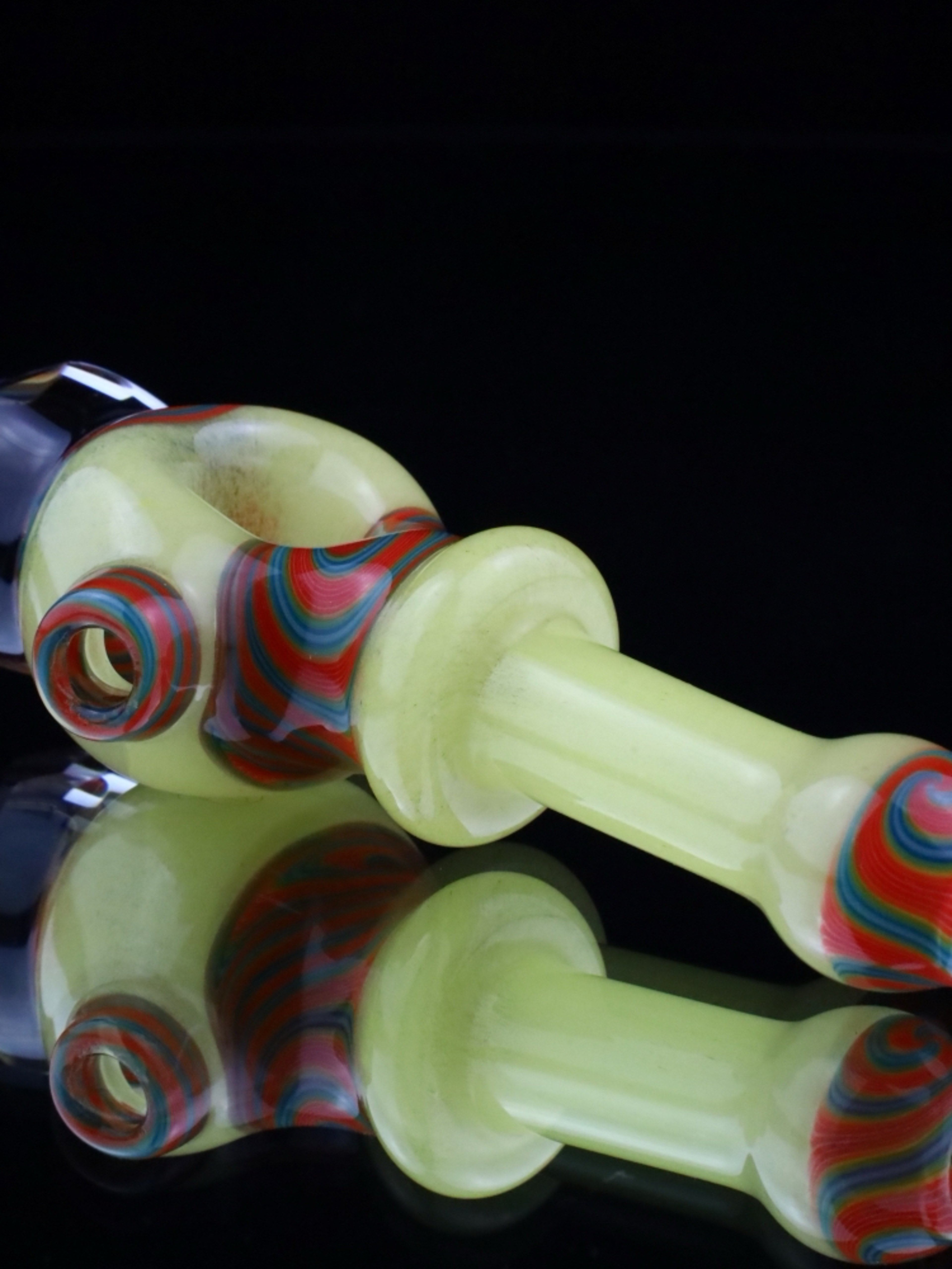 Preview pic of Cowboy Glass UV Faceted Spoon #2