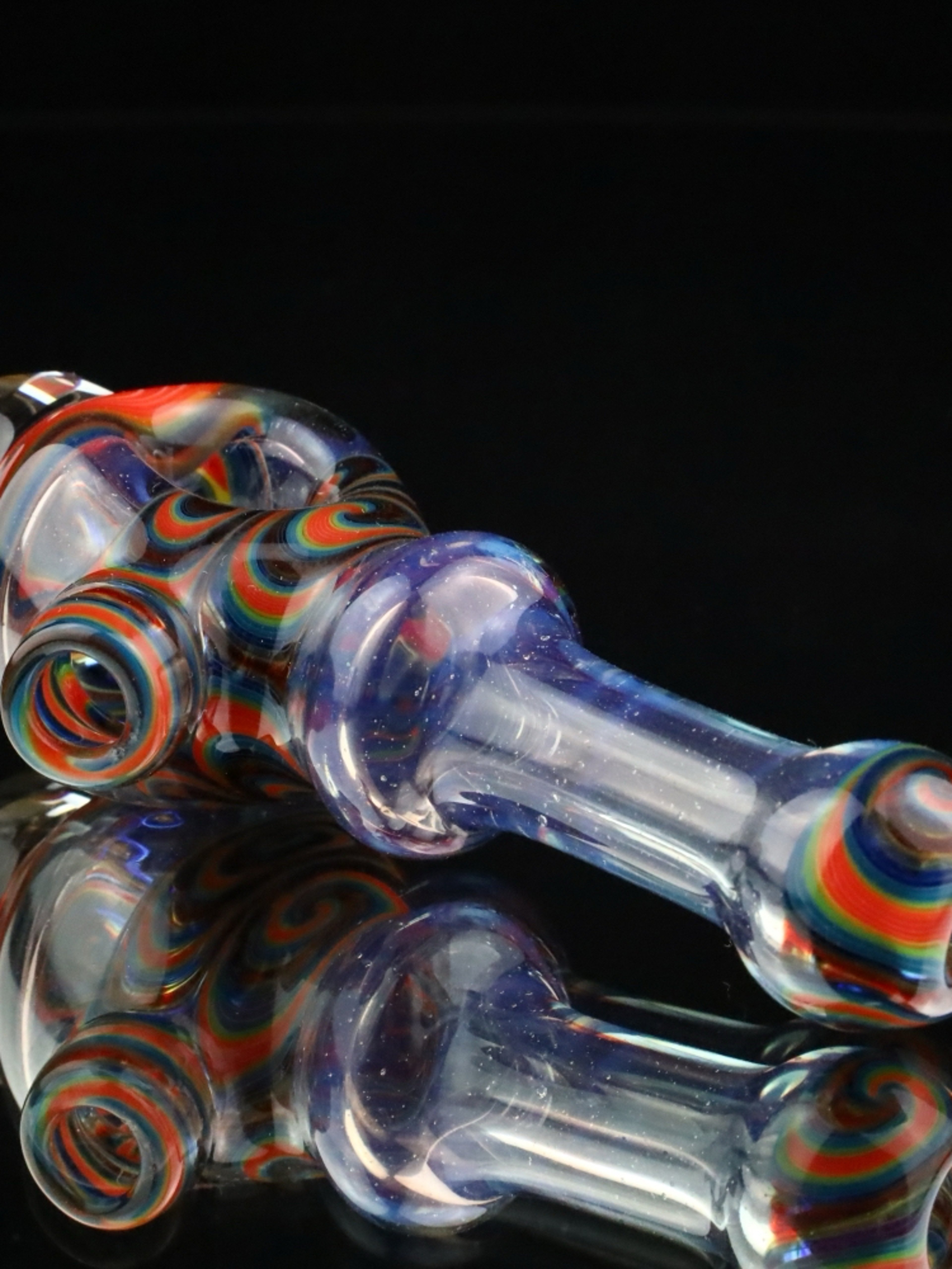 Preview pic of Cowboy Glass UV Faceted Spoon #3