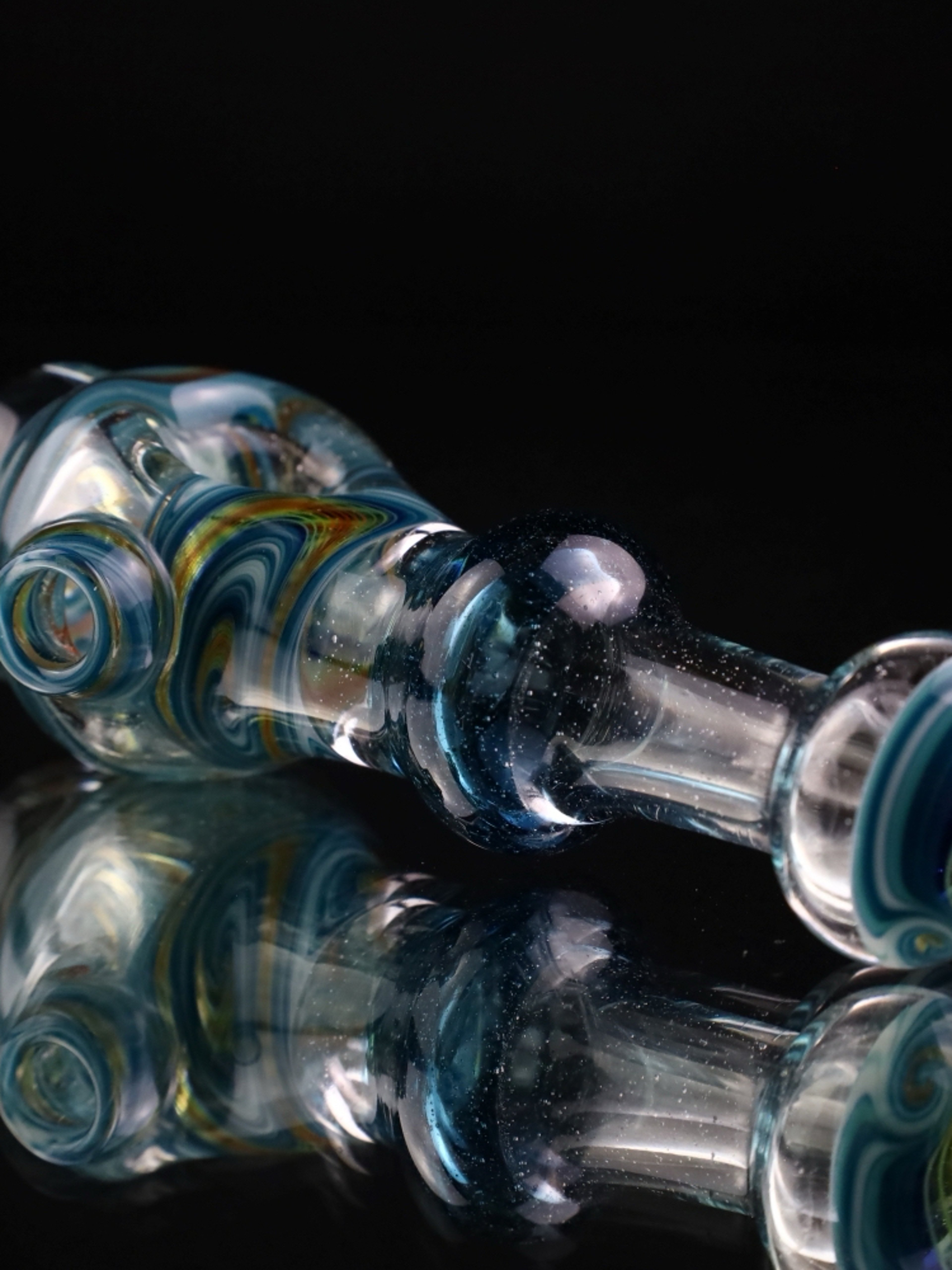 Preview pic of Cowboy Glass UV Faceted Spoon #4
