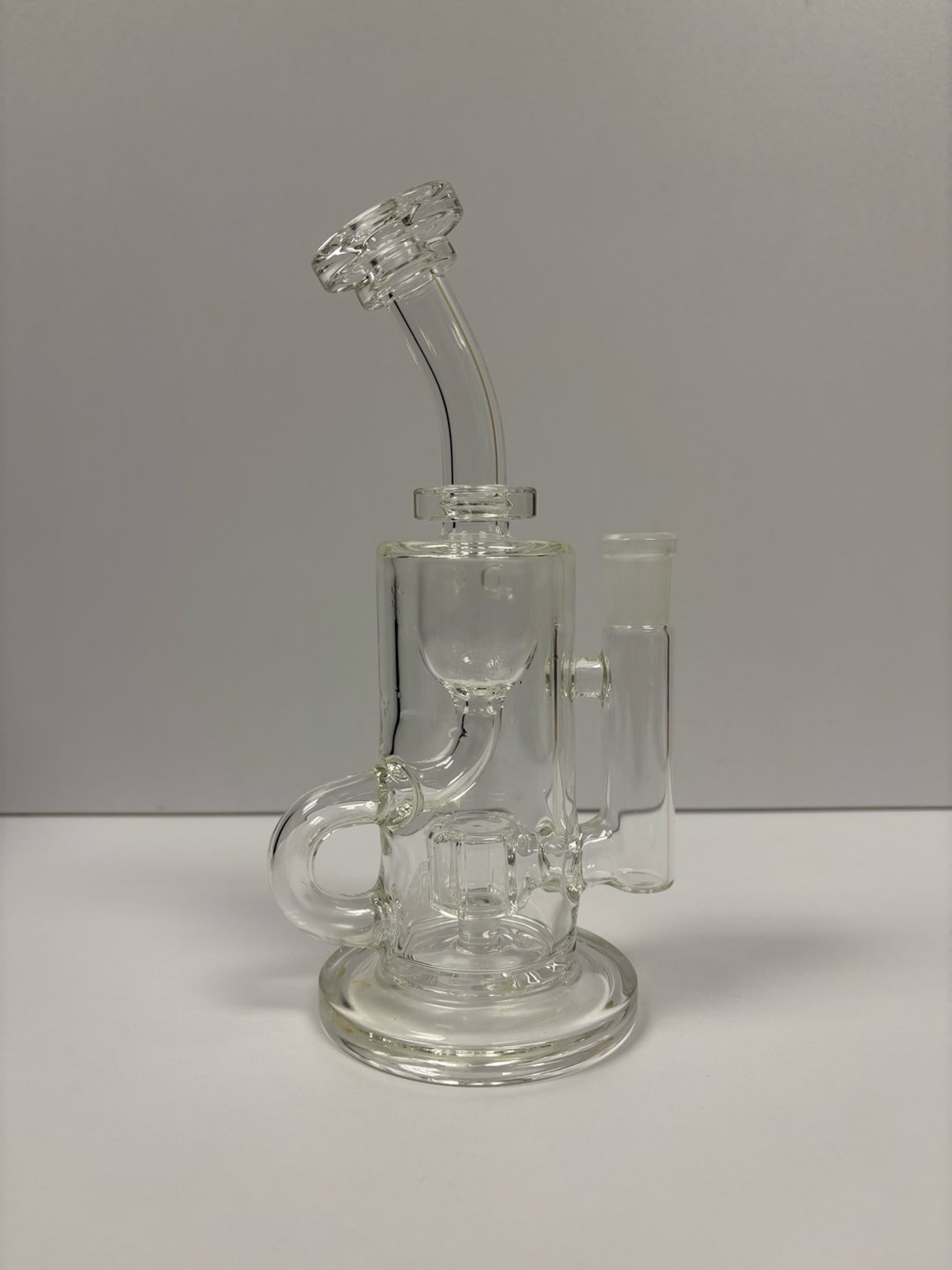 Preview pic of FatBoy Glass clear Klein recycler Lightly Used but great deal 14mm 90