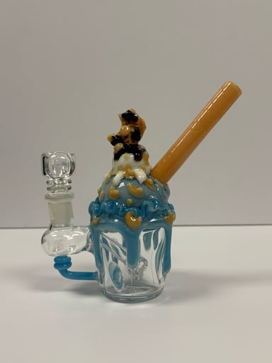 Preview pic of Empire Glassworks sundae with cookie rig 14mm 90