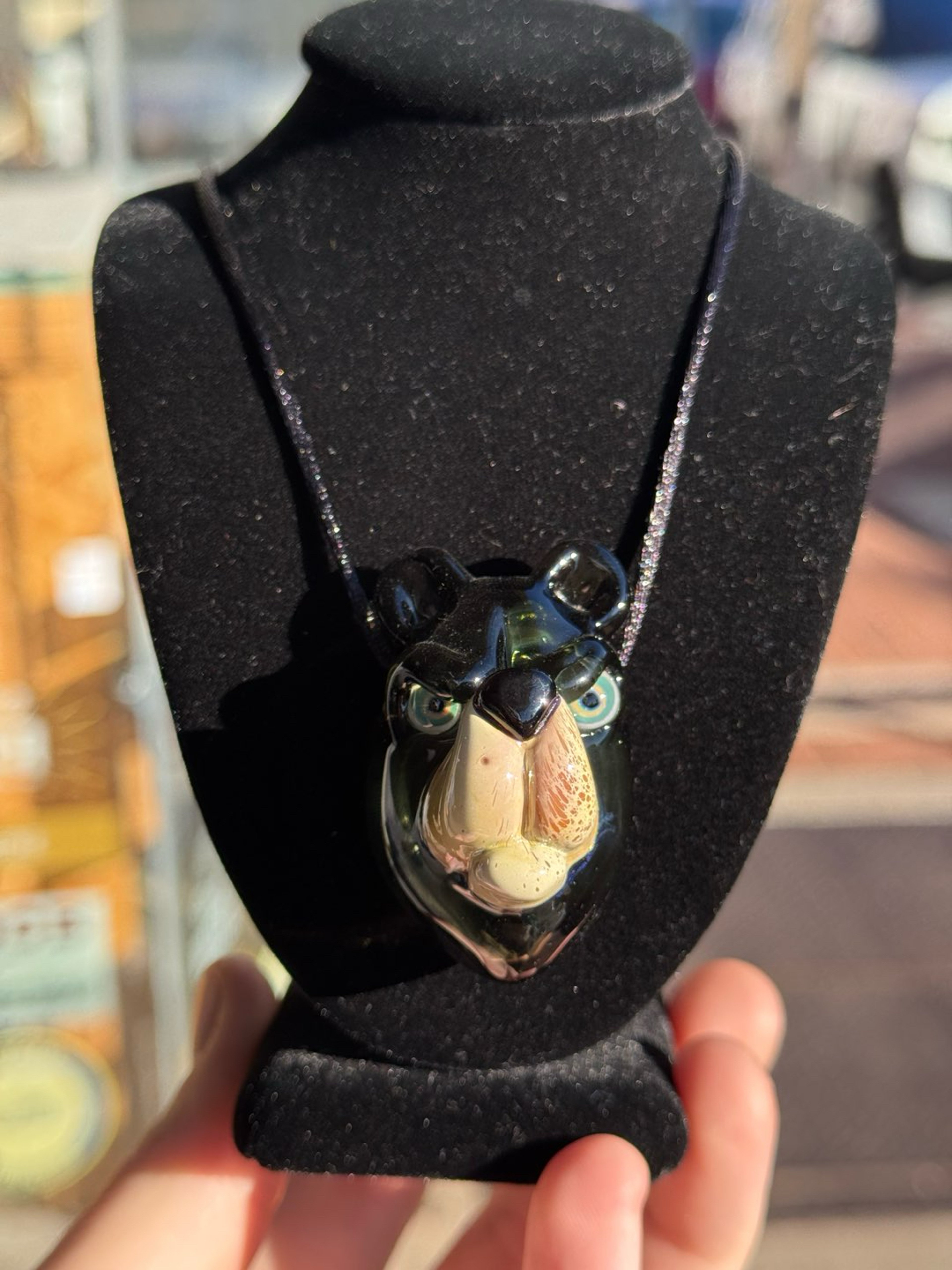 Preview pic of 2018 Coyle Bear Head Pendant 1