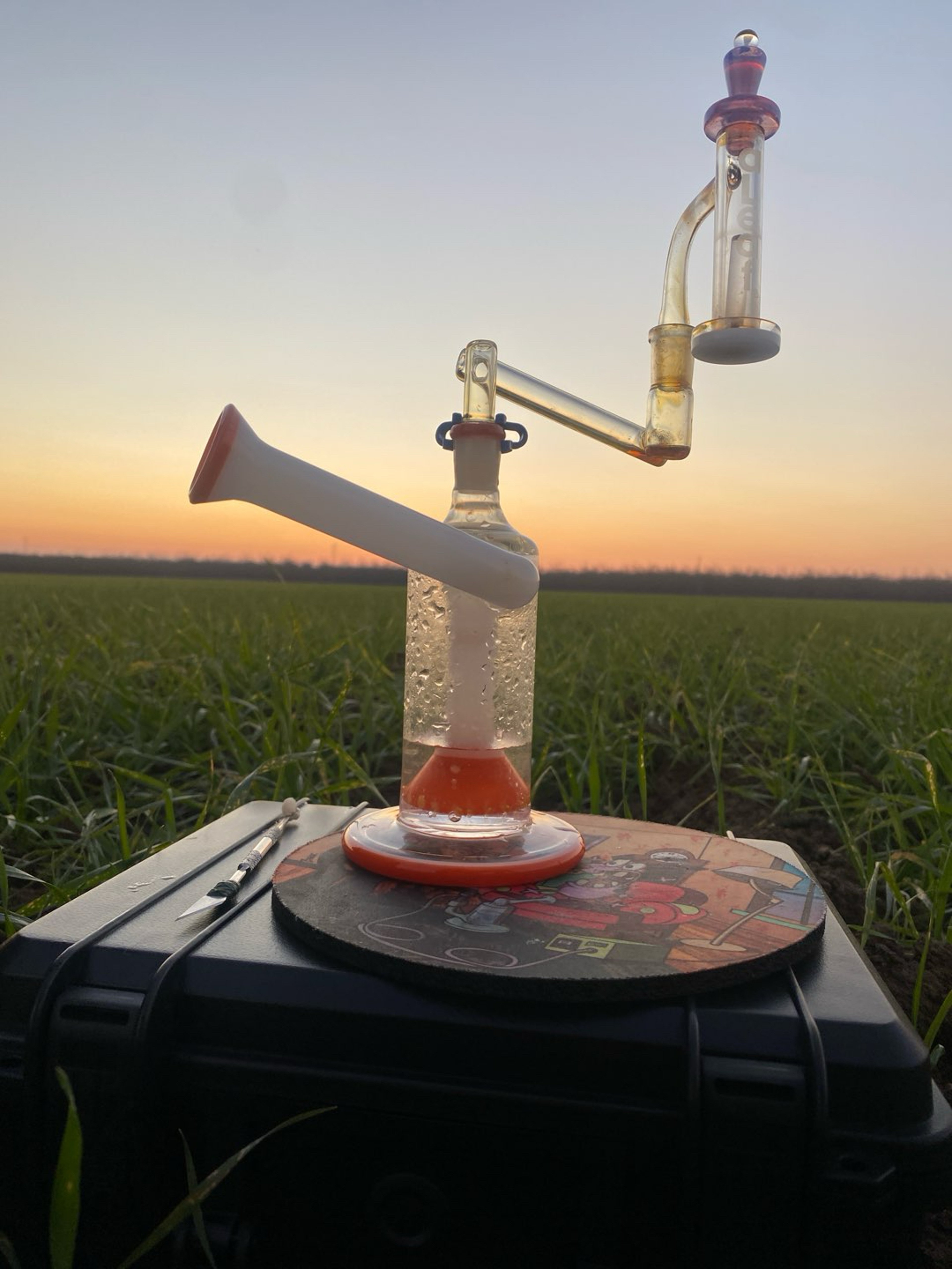 Preview pic of Side Car/Layz neck Dab Rig 7”