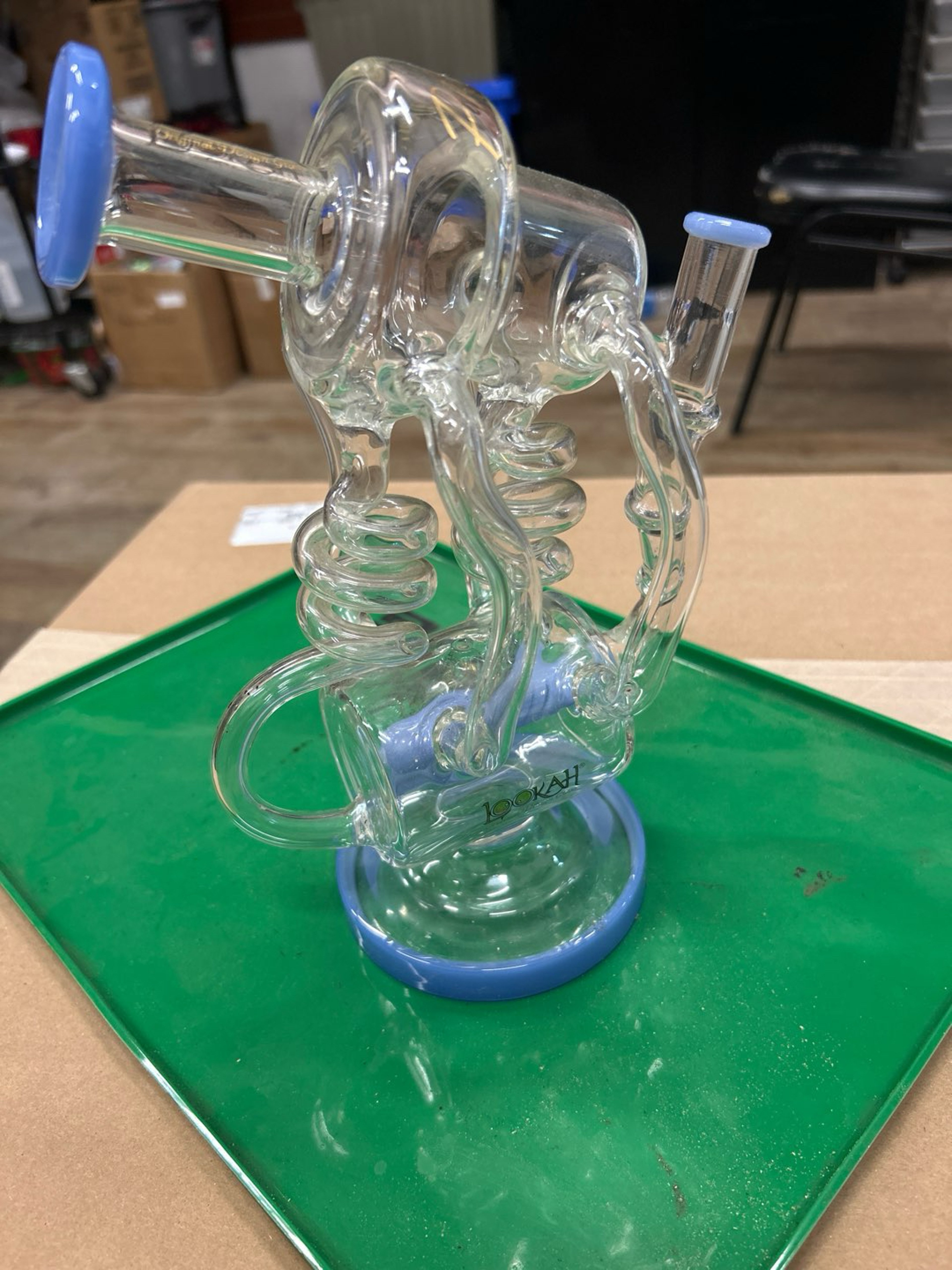Preview pic of Lookah Bong 11” (recycler artsy tornado)