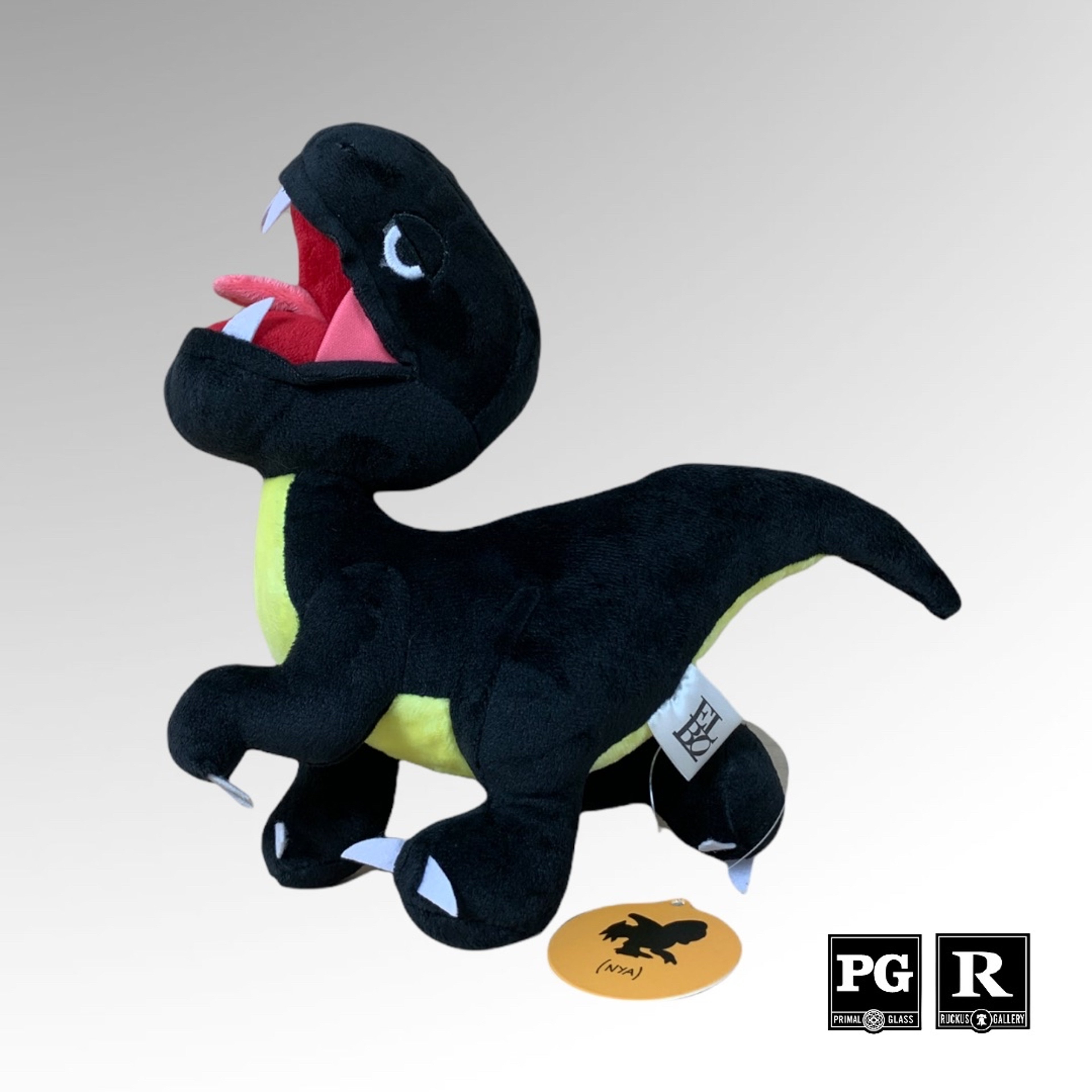 Preview pic of Elbo Mini Plush Black Open Mouth Nya