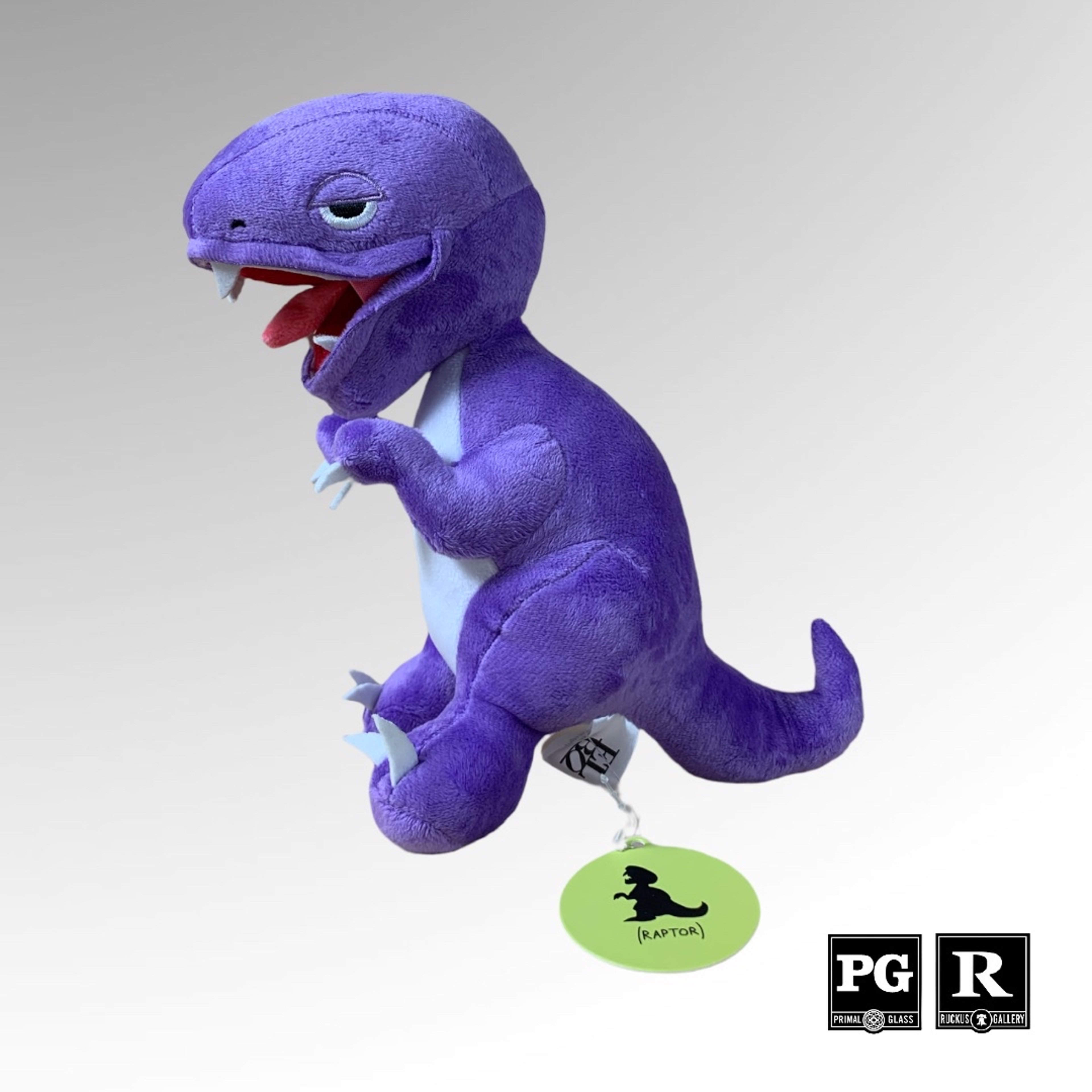 Preview pic of Elbo Mini Plush Purple Raptor