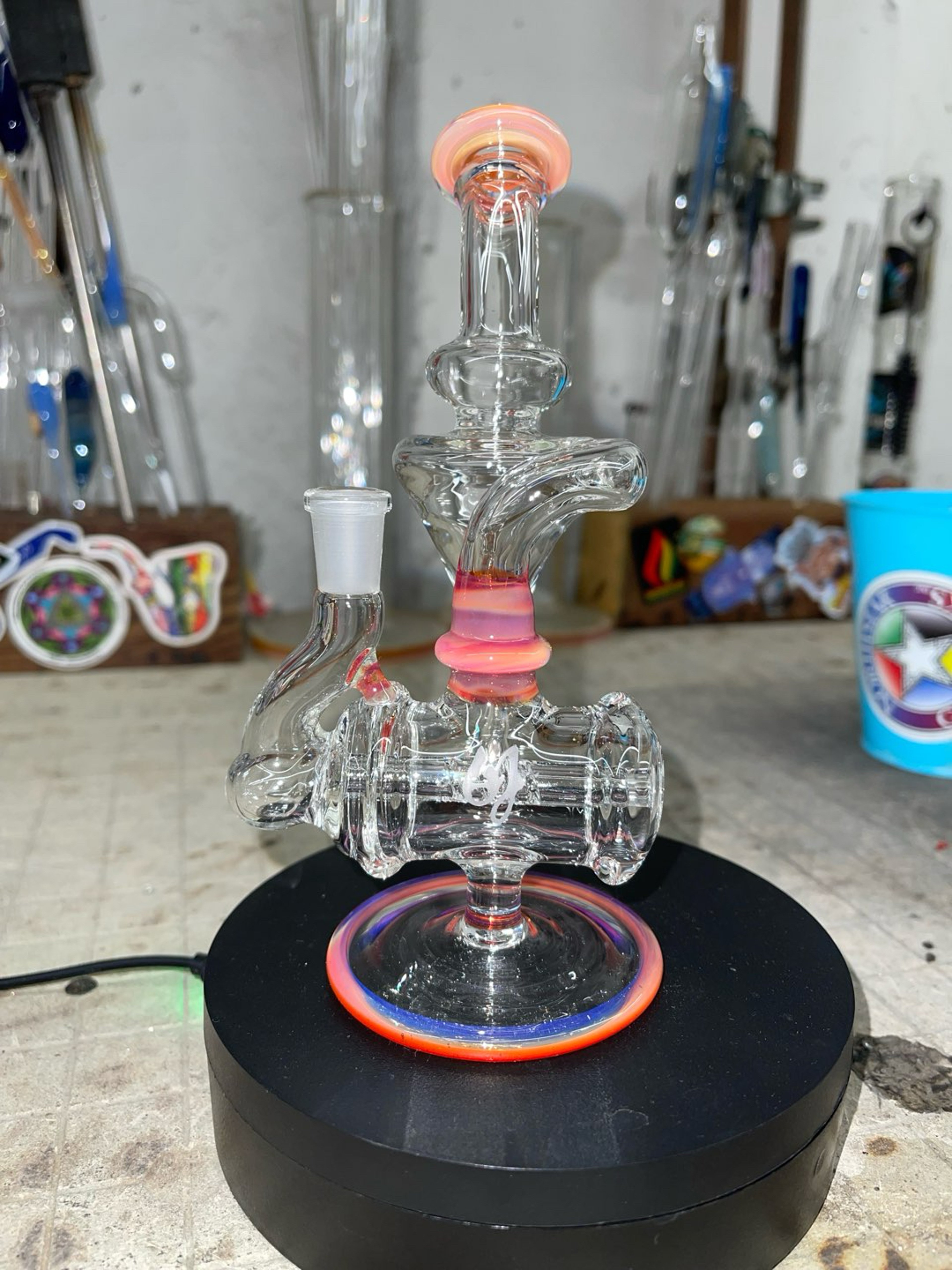 Preview pic of Inline recycler 10mm 7” tall
