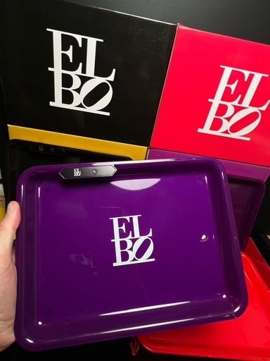 Preview pic of Elbo LED Light Up Rolling Tray Purple