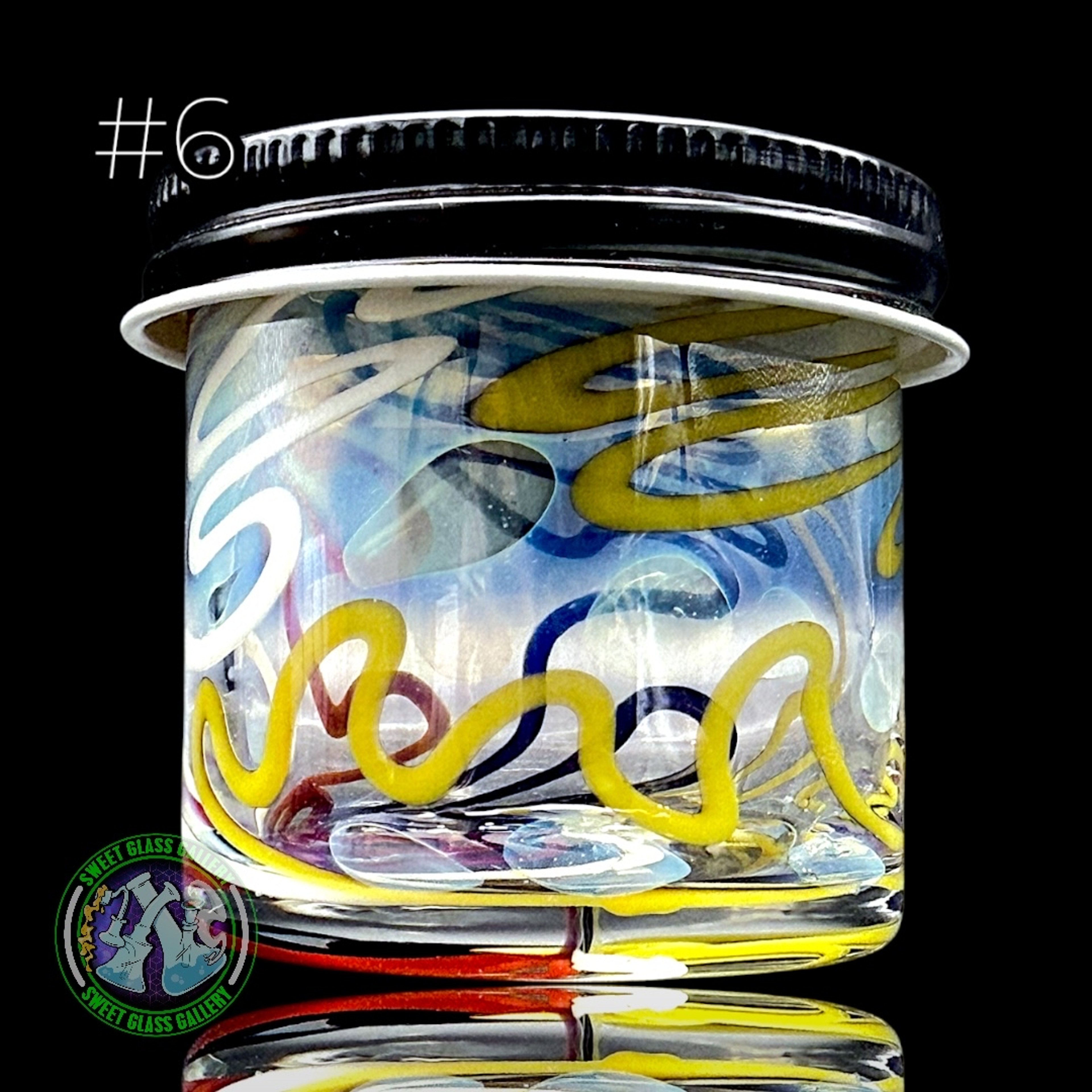 Preview pic of Ben’s Glass Art - Baller Jar #6 - X-Large Inside-Out Tech