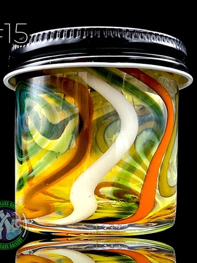 Preview pic of Ben’s Glass Art - Baller Jar #15 - X-Large Fume