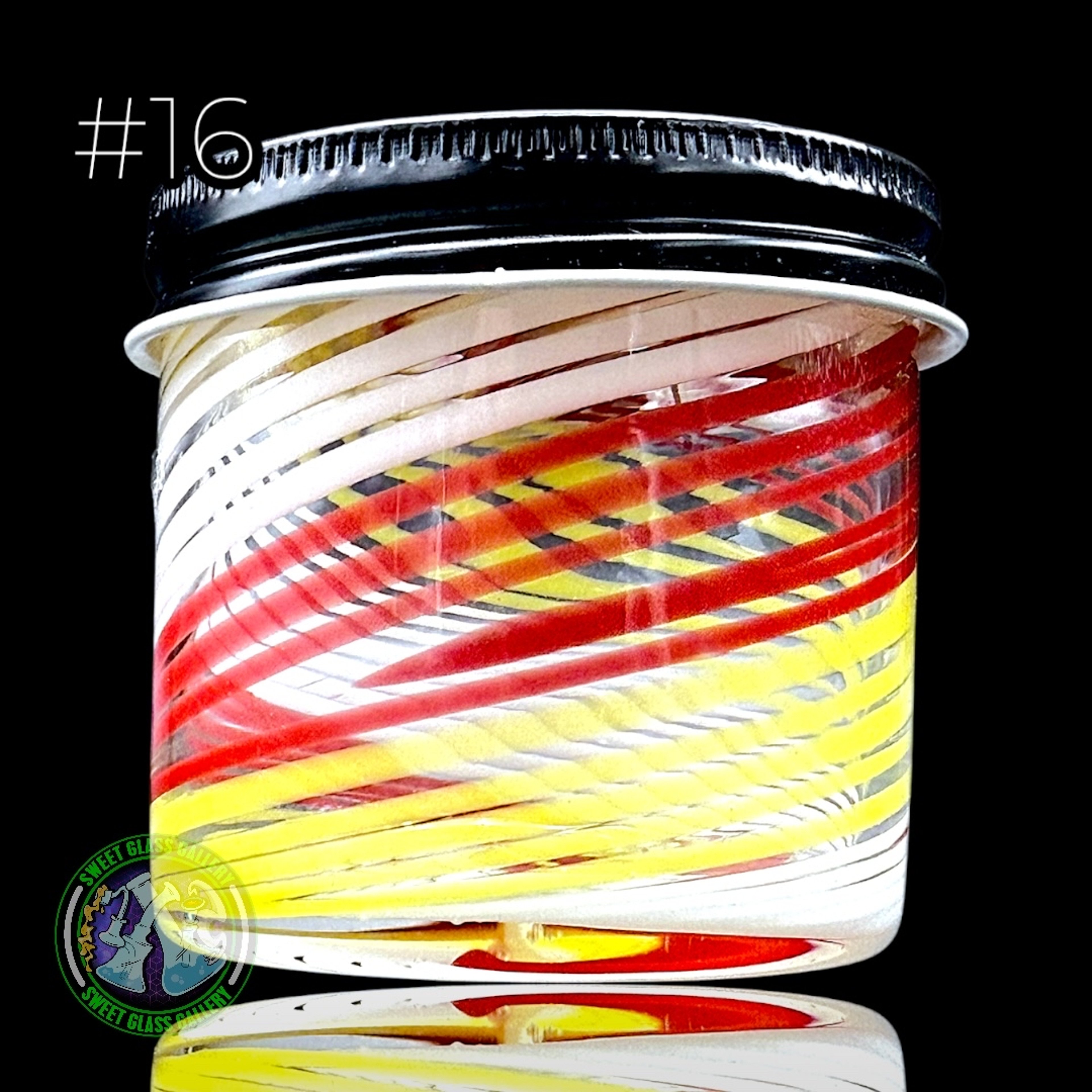 Preview pic of Ben’s Glass Art - Baller Jar #16 - X-Large Inside-Out Tech
