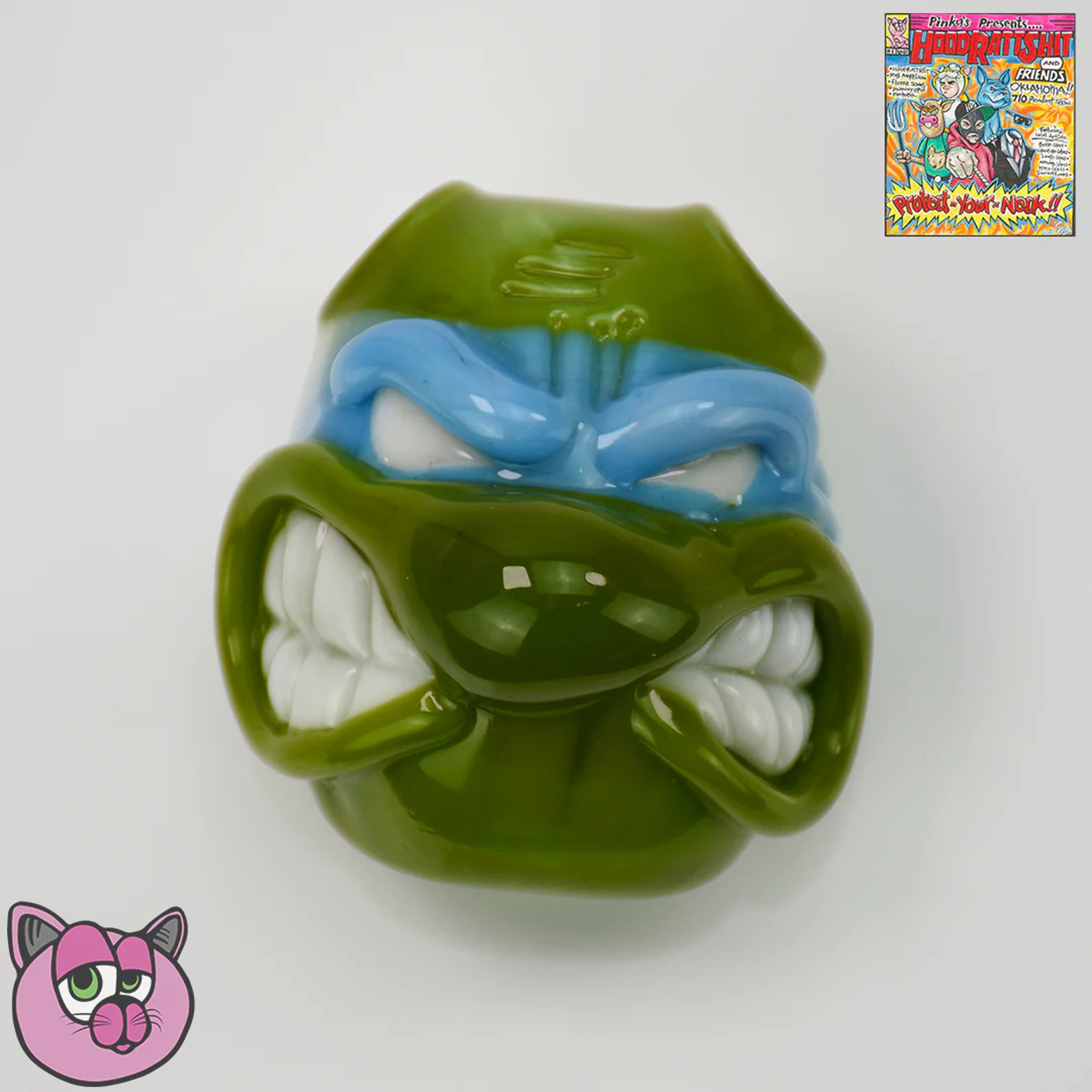 Preview pic of Mente45k Turtle Head Pendant