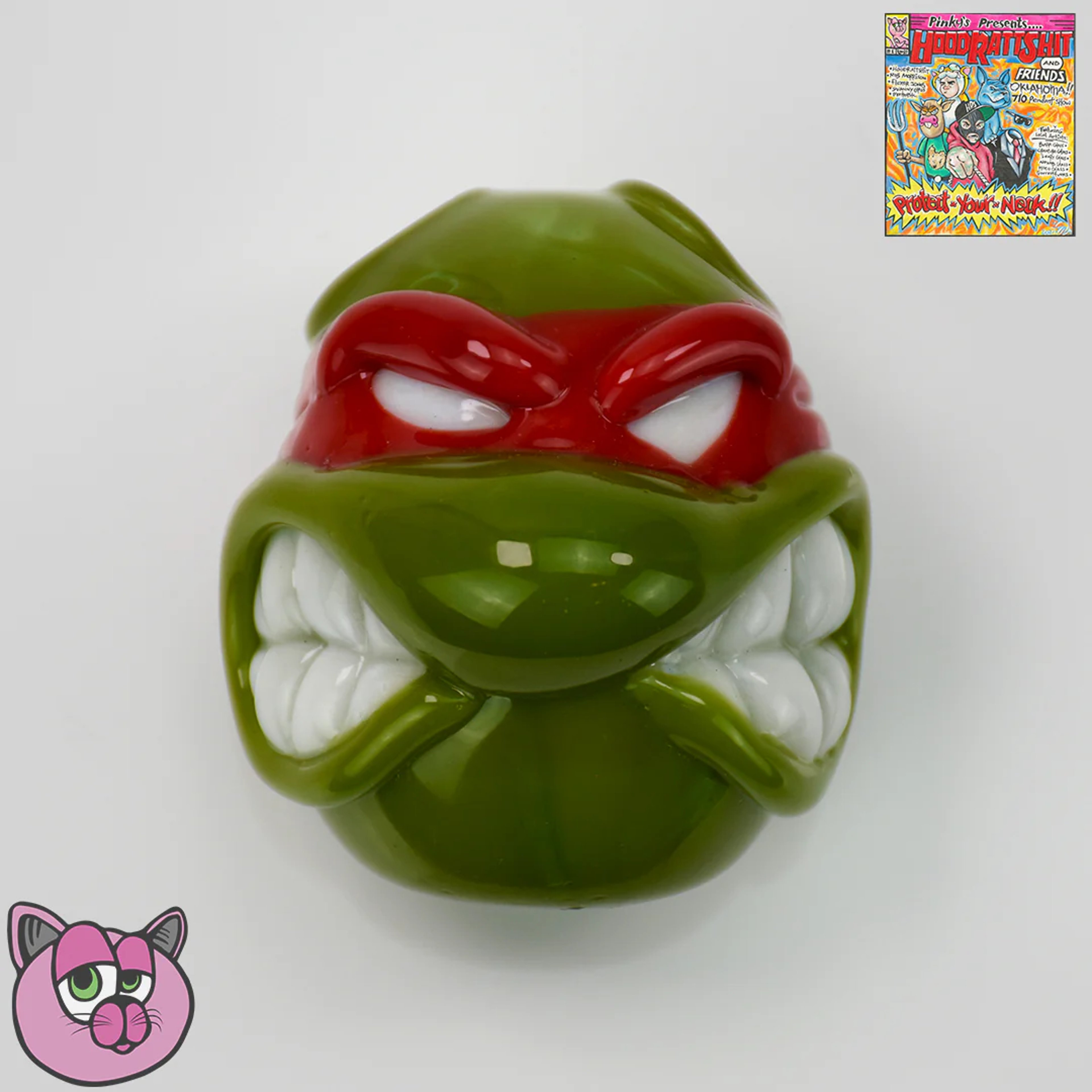 Preview pic of Mente45k Turtle Head Pendant