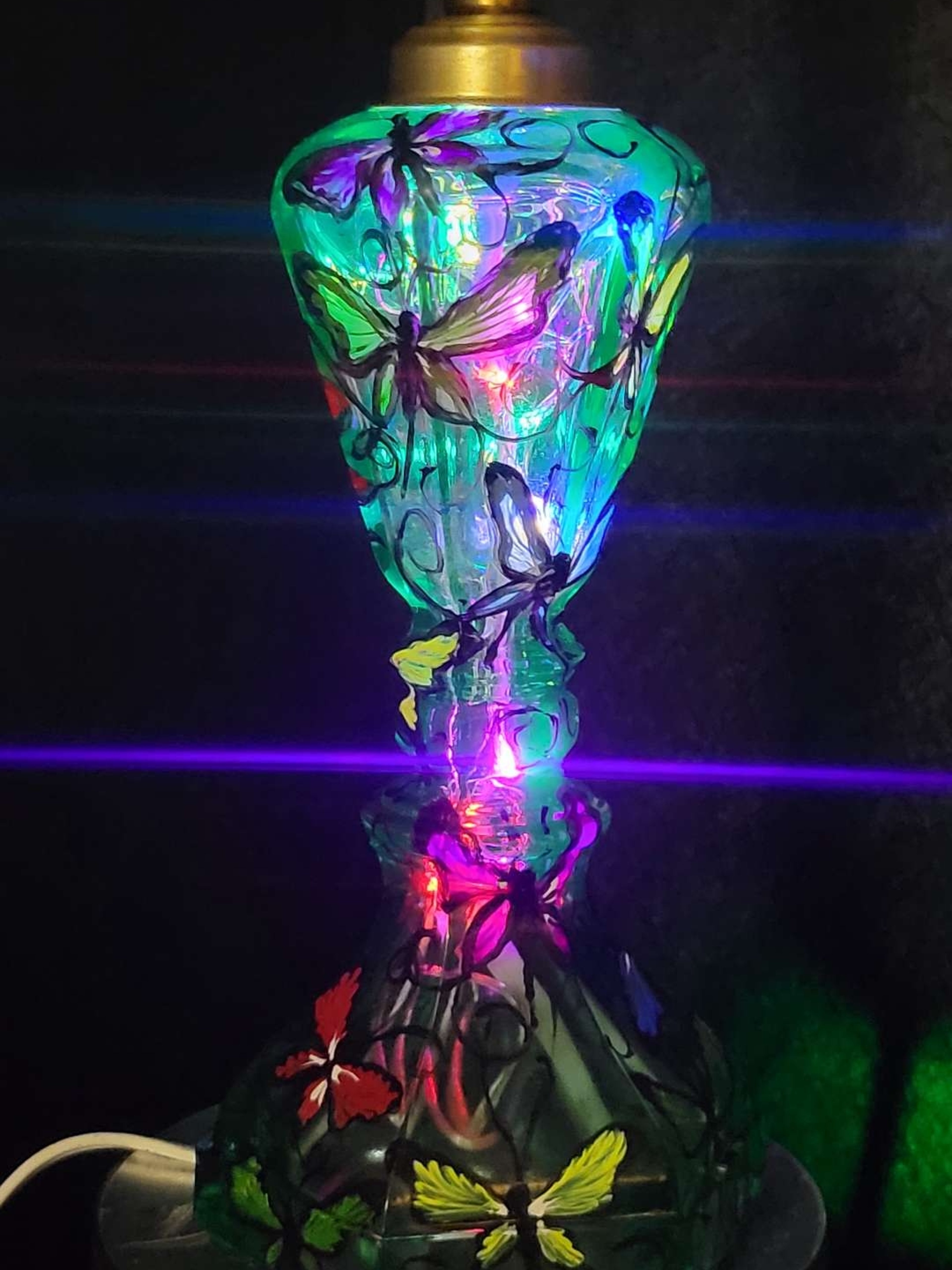 Preview pic of Hand Painted Desk Lamp