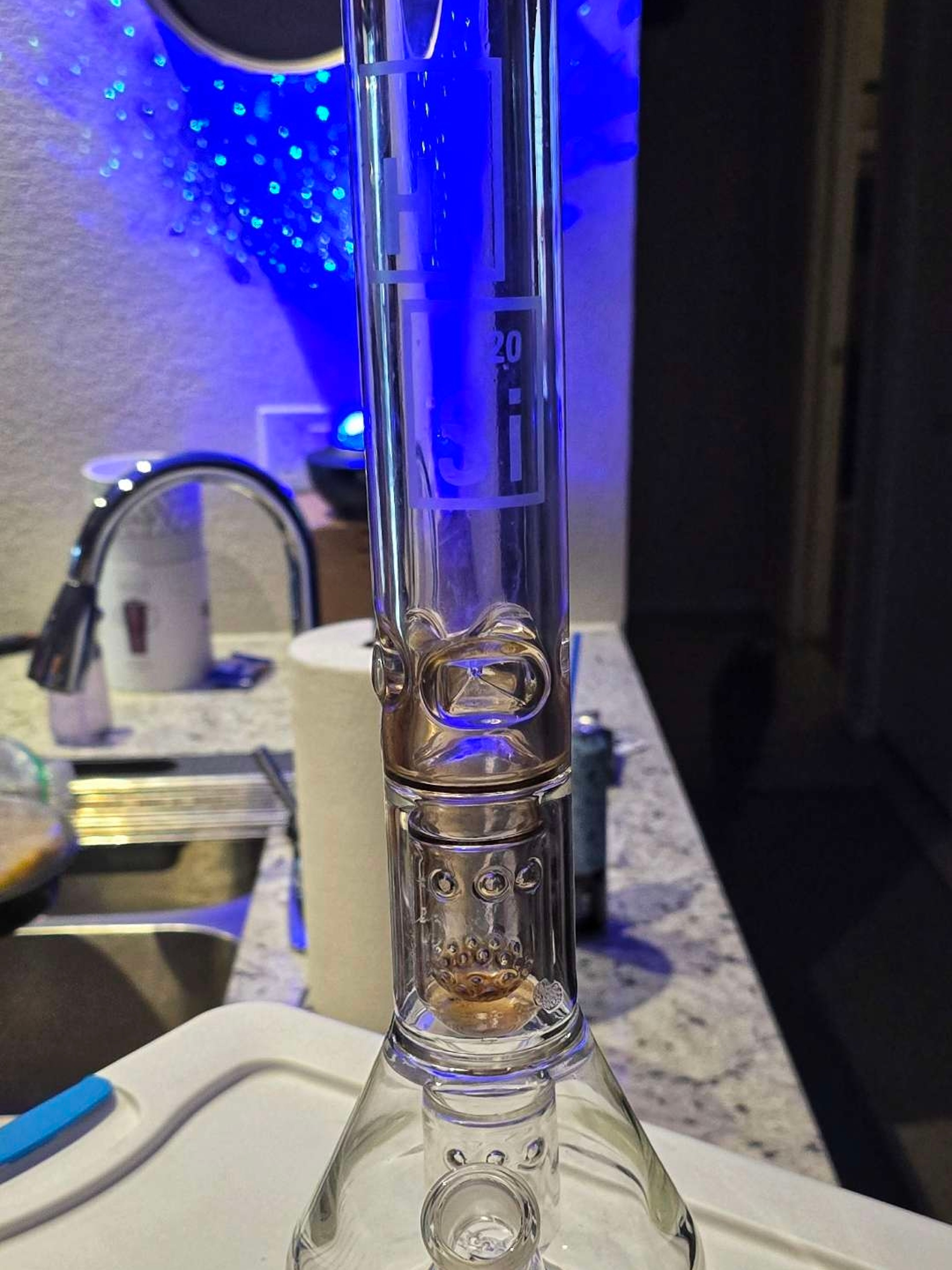 Preview pic of HiSi Double U Perculator 18" tall beaker style