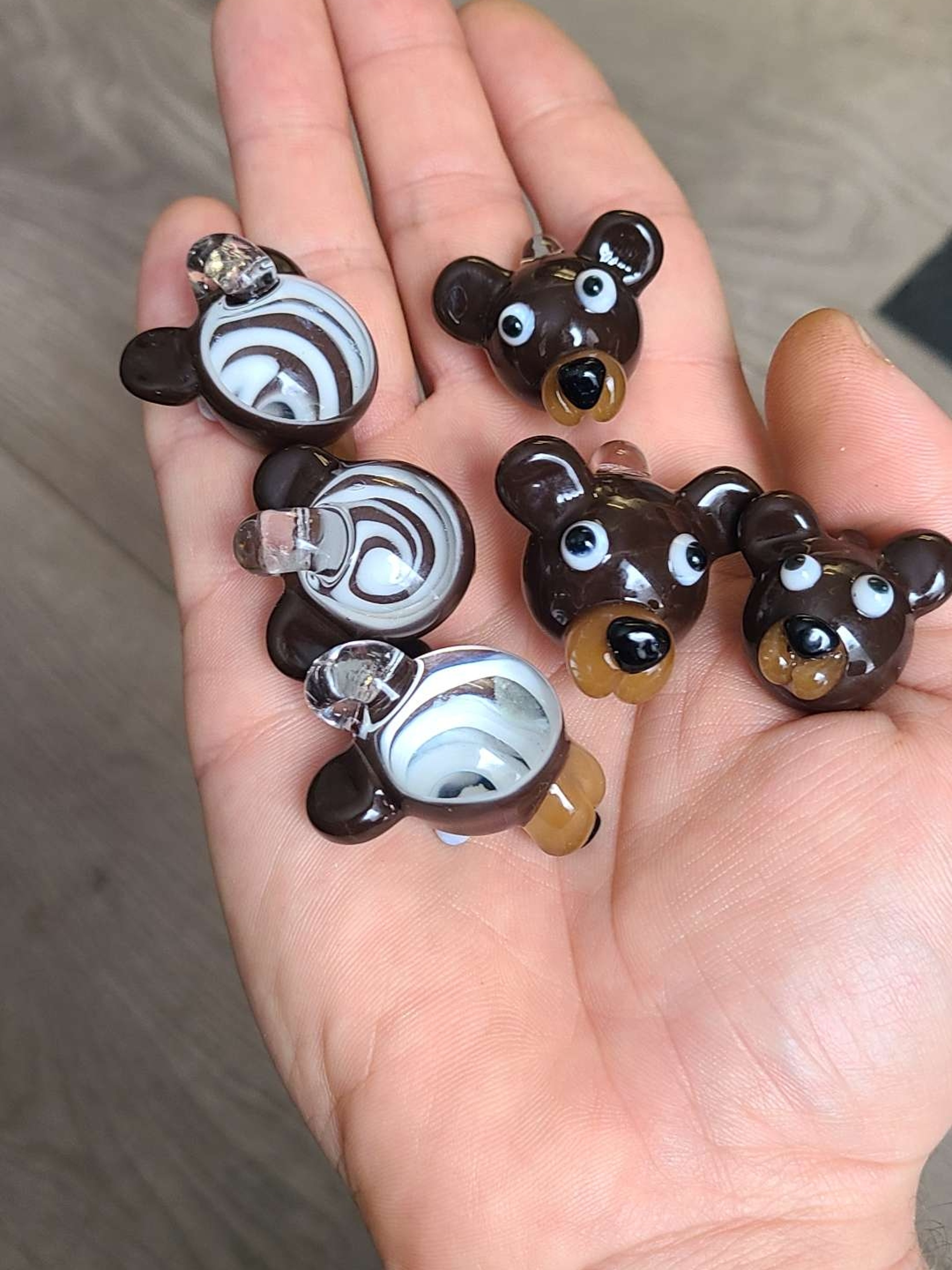 Preview pic of Double sided bear pendant