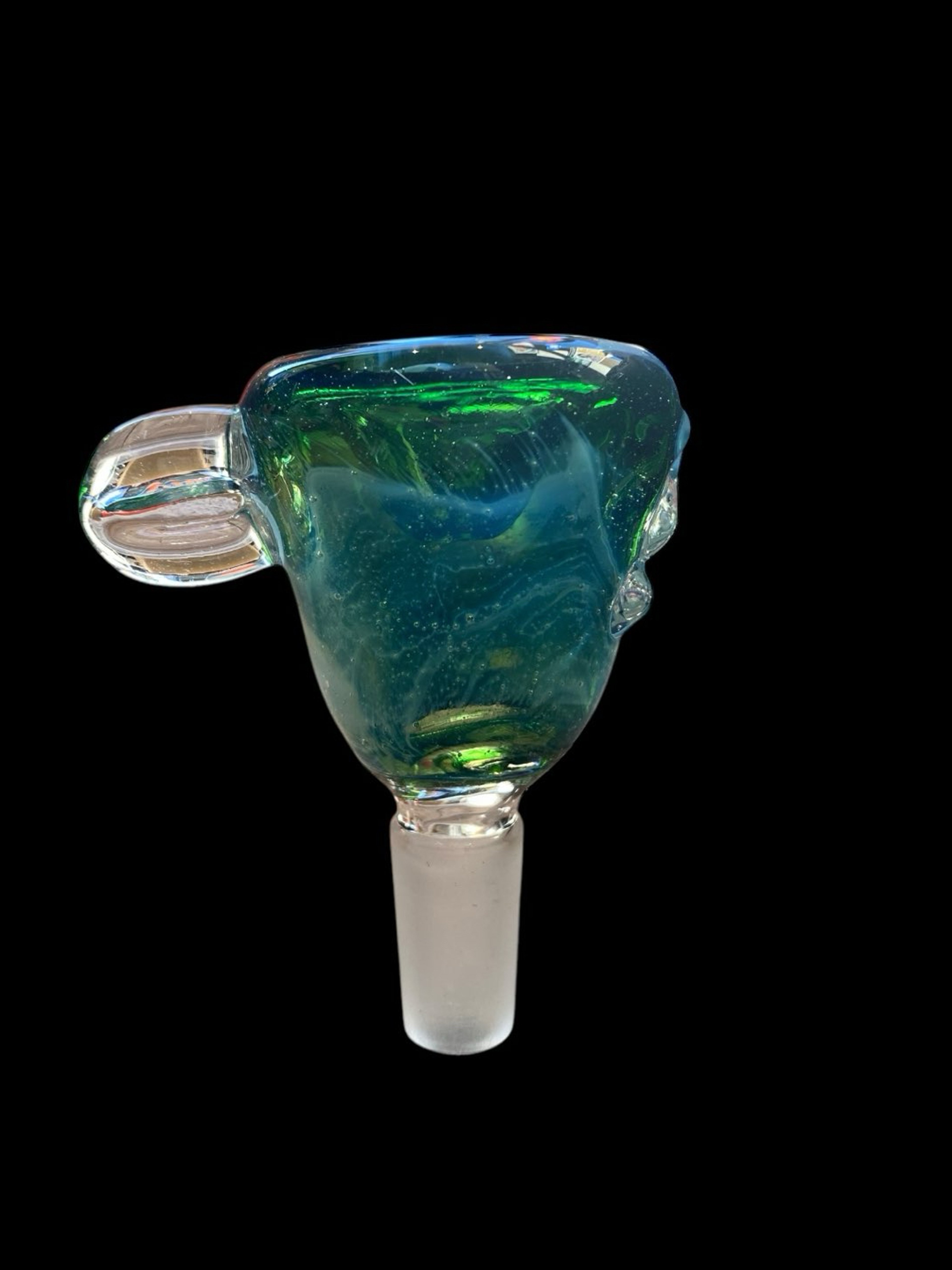 Preview pic of Green & Blue 14mm Slide by Glass by Nobody