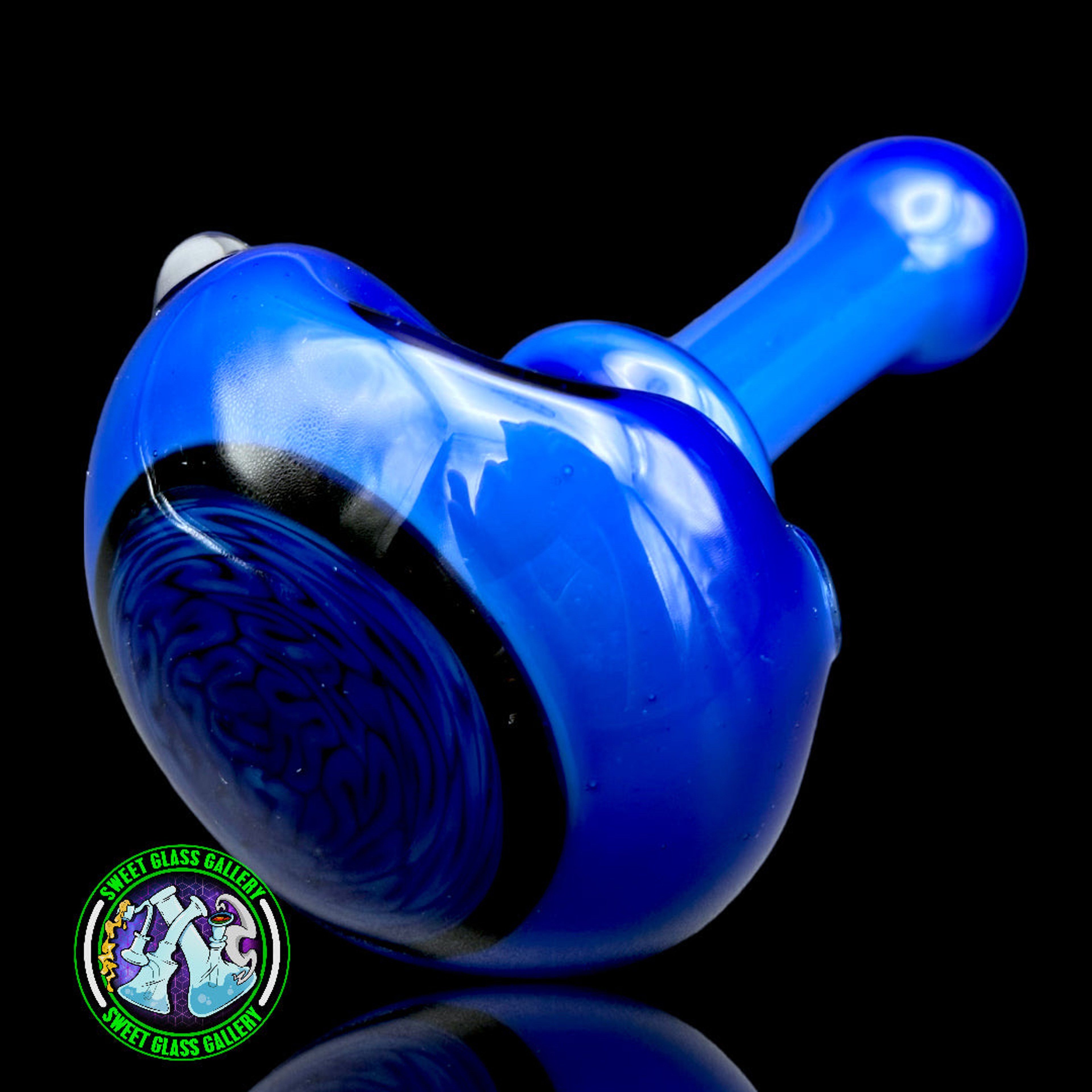 Preview pic of Algae - Brain Tech Hand Pipe (Blue/Blue)