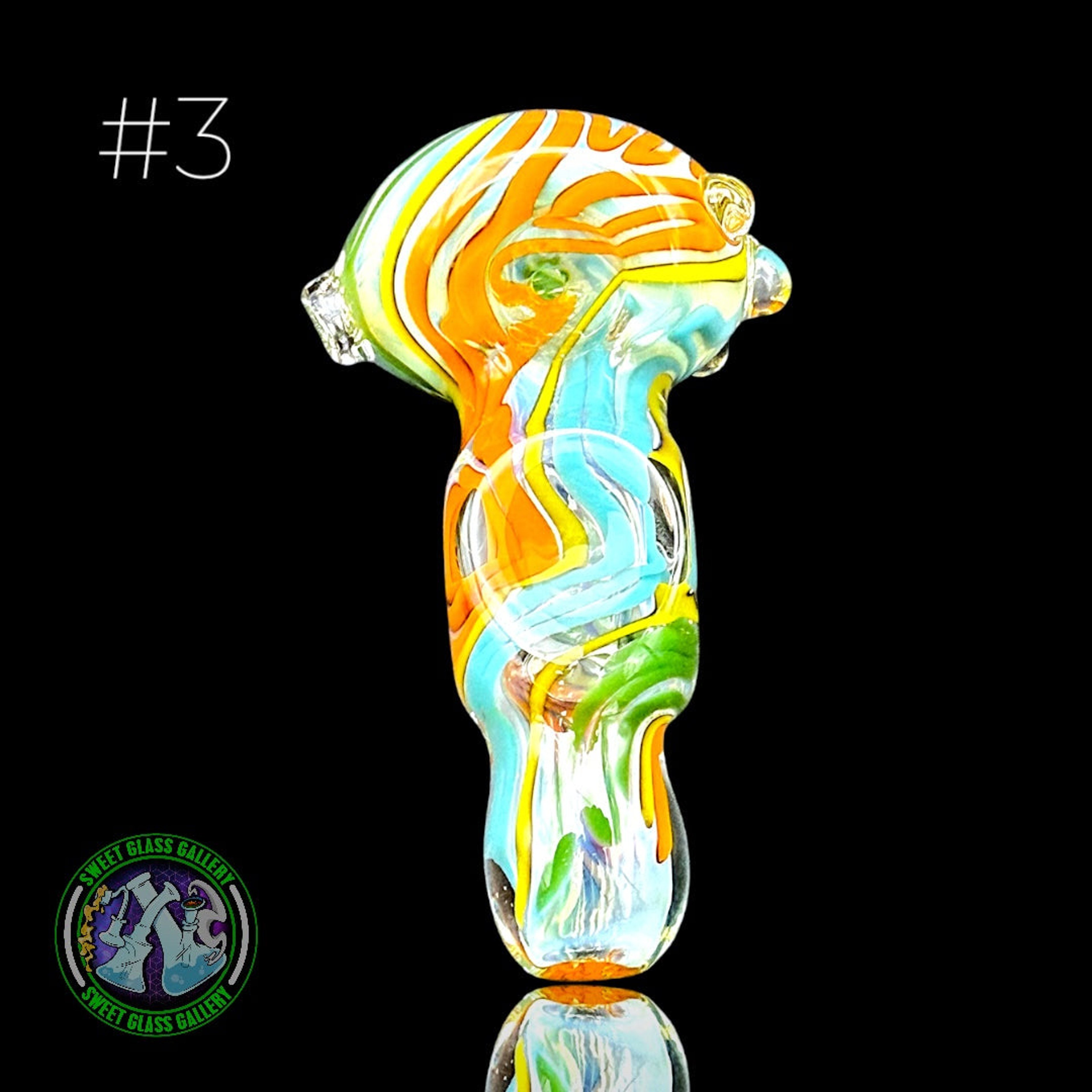 Preview pic of Ben’s Glass Art - Dry Pipe #3 - Inside Out Tech