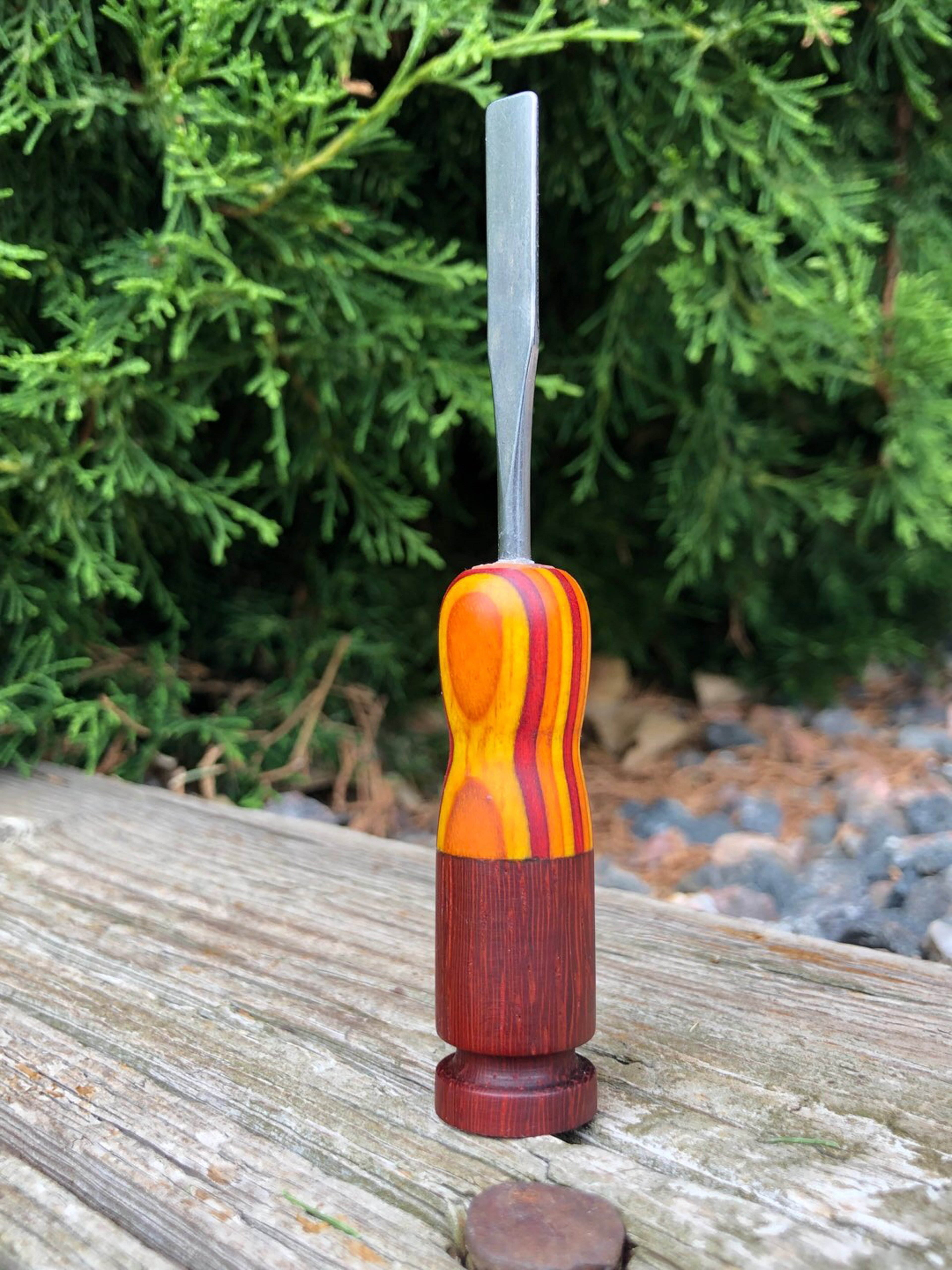 Preview pic of Padauk/Tequila Sunrise Dab Tool
