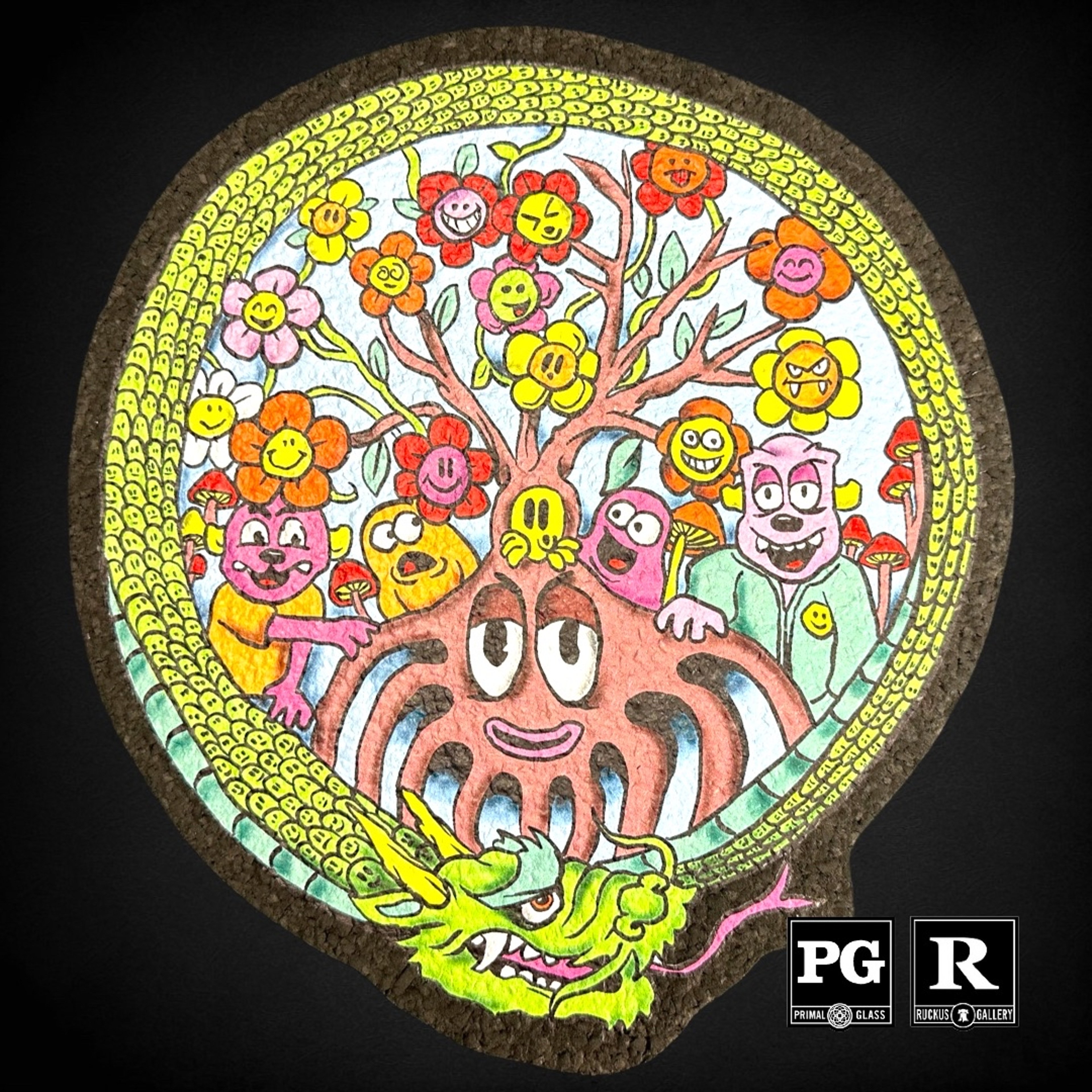 Preview pic of Trevy Metal Mood Mat - Roots Run Deep