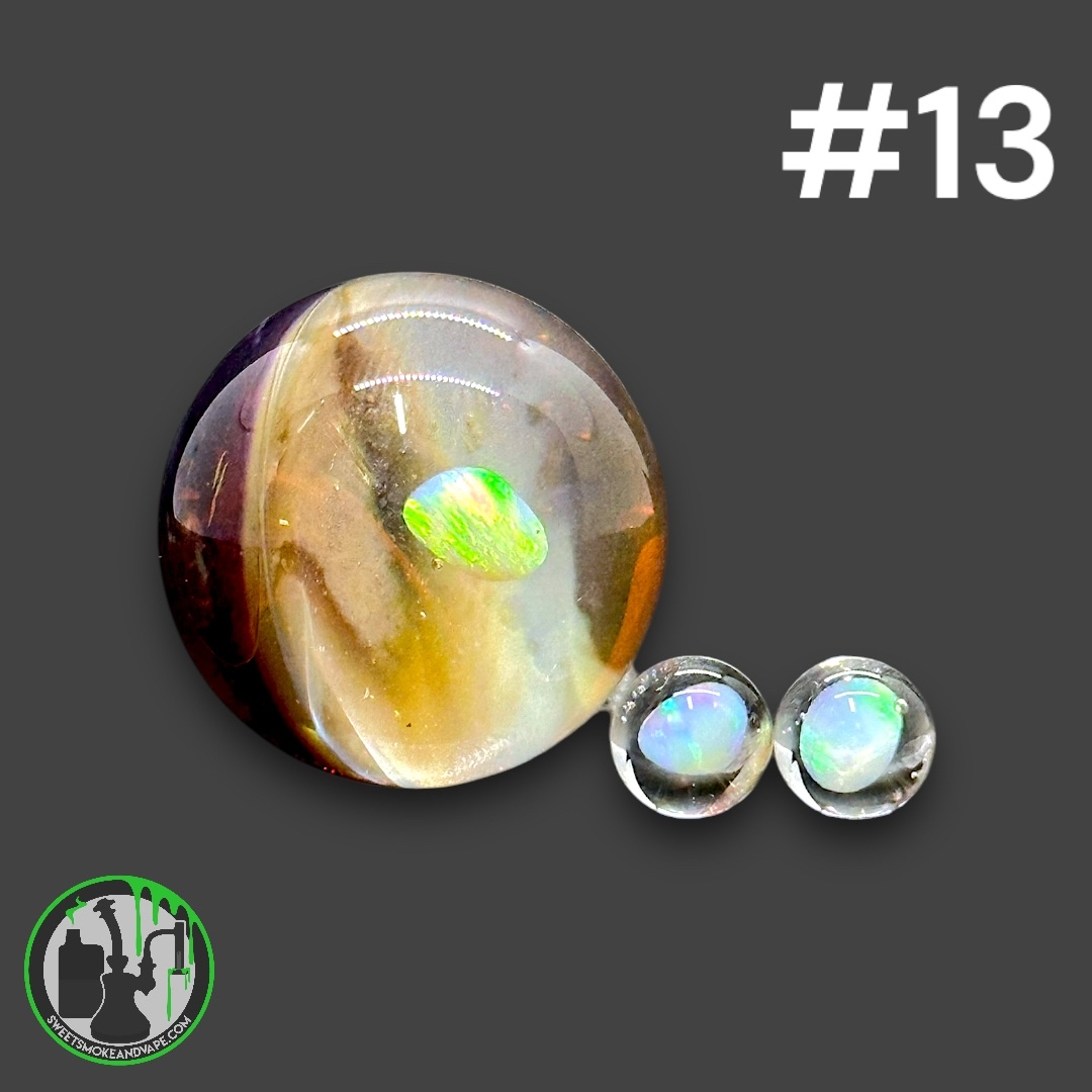 Preview pic of Captain Tokez - Marble Set w/Opal #13