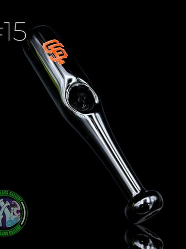 Preview pic of Daniel's Glass Art - Dry Pipe #15 - Baseball Bat (San Fransisco Giants)