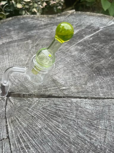 Preview pic of Slime Green Handblown Bubble Cap