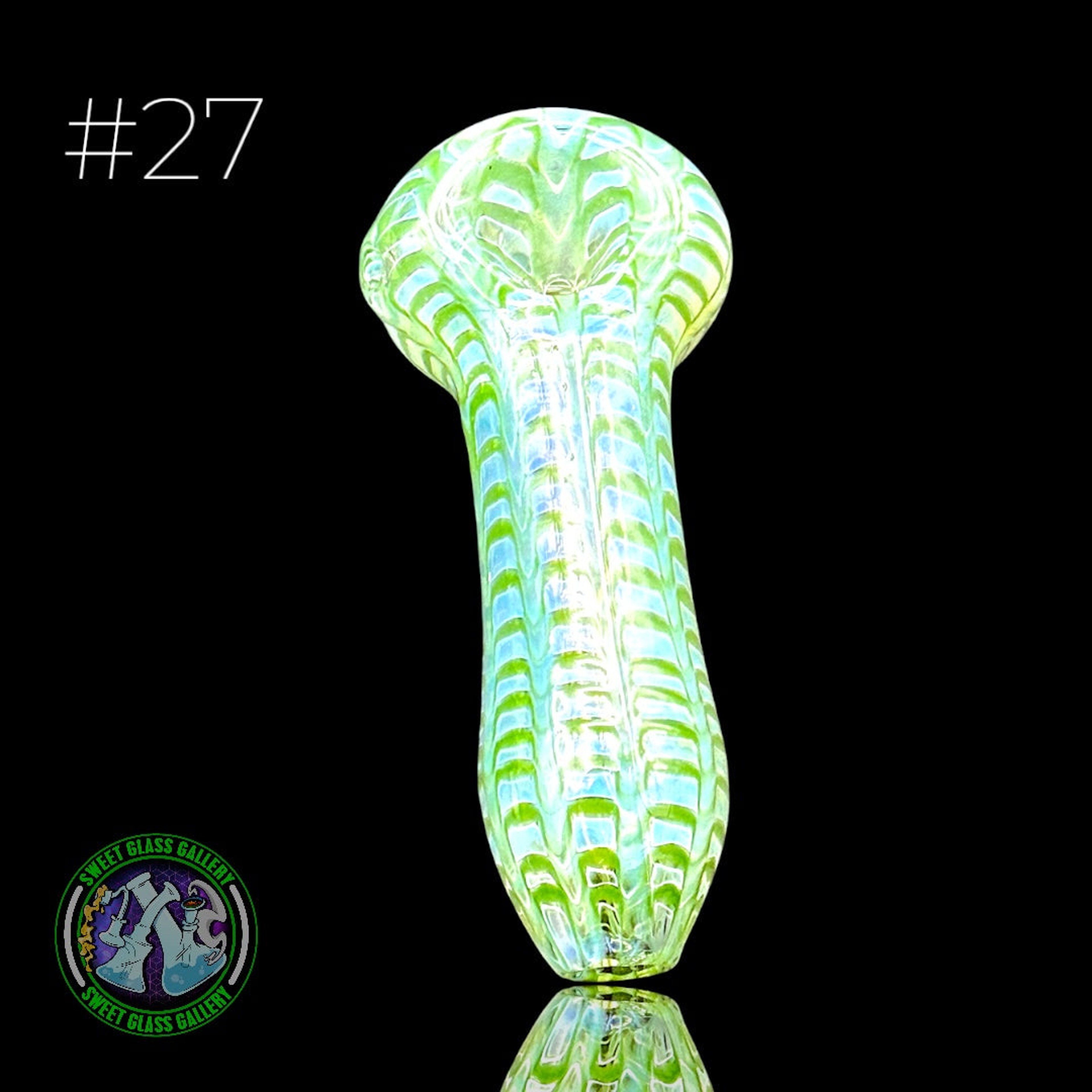 Preview pic of Daniel's Glass Art - Dry Pipe #27 - Wrap & Rake