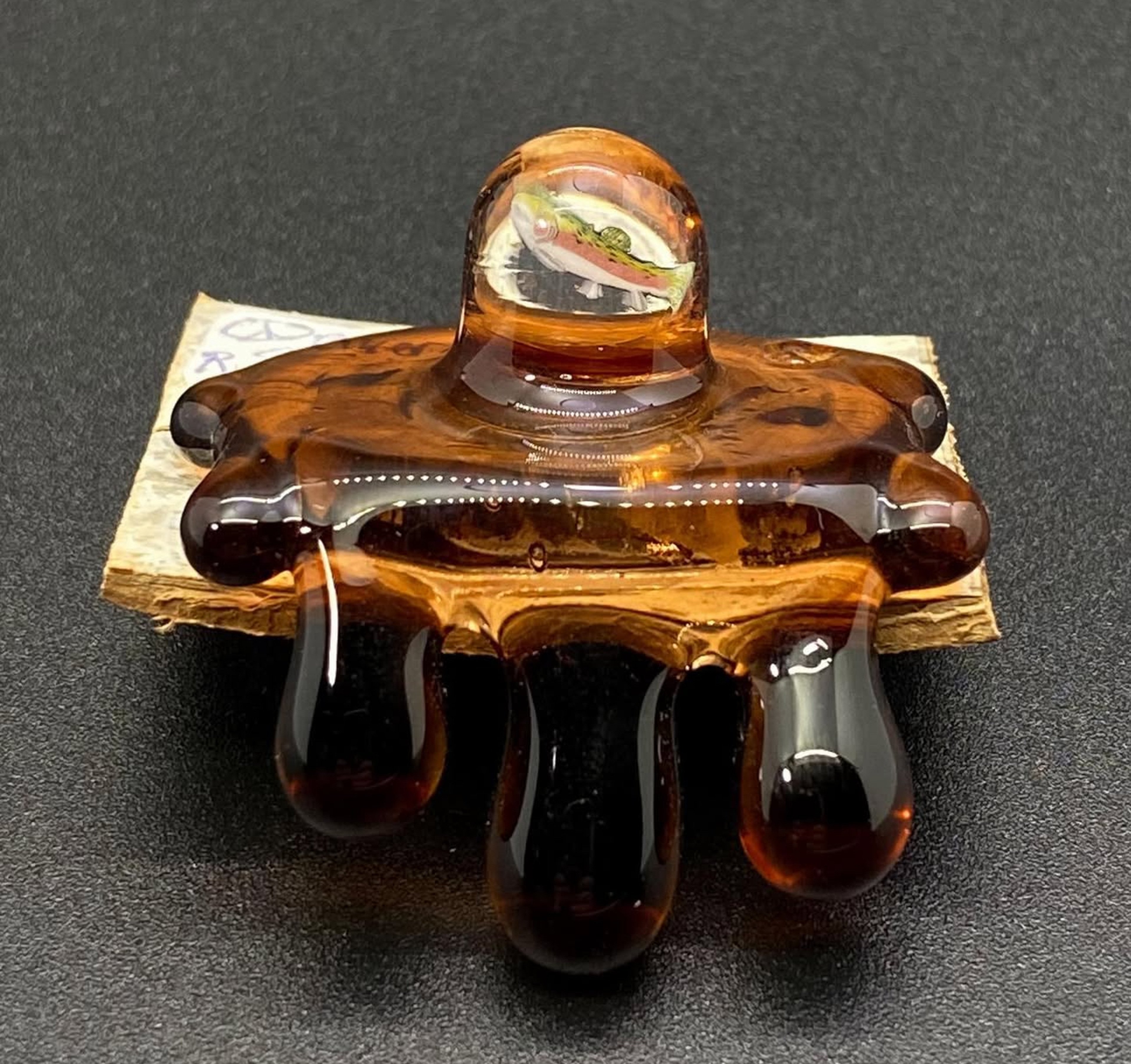 Preview pic of Obe Glass Drippy Millie Hat Pin