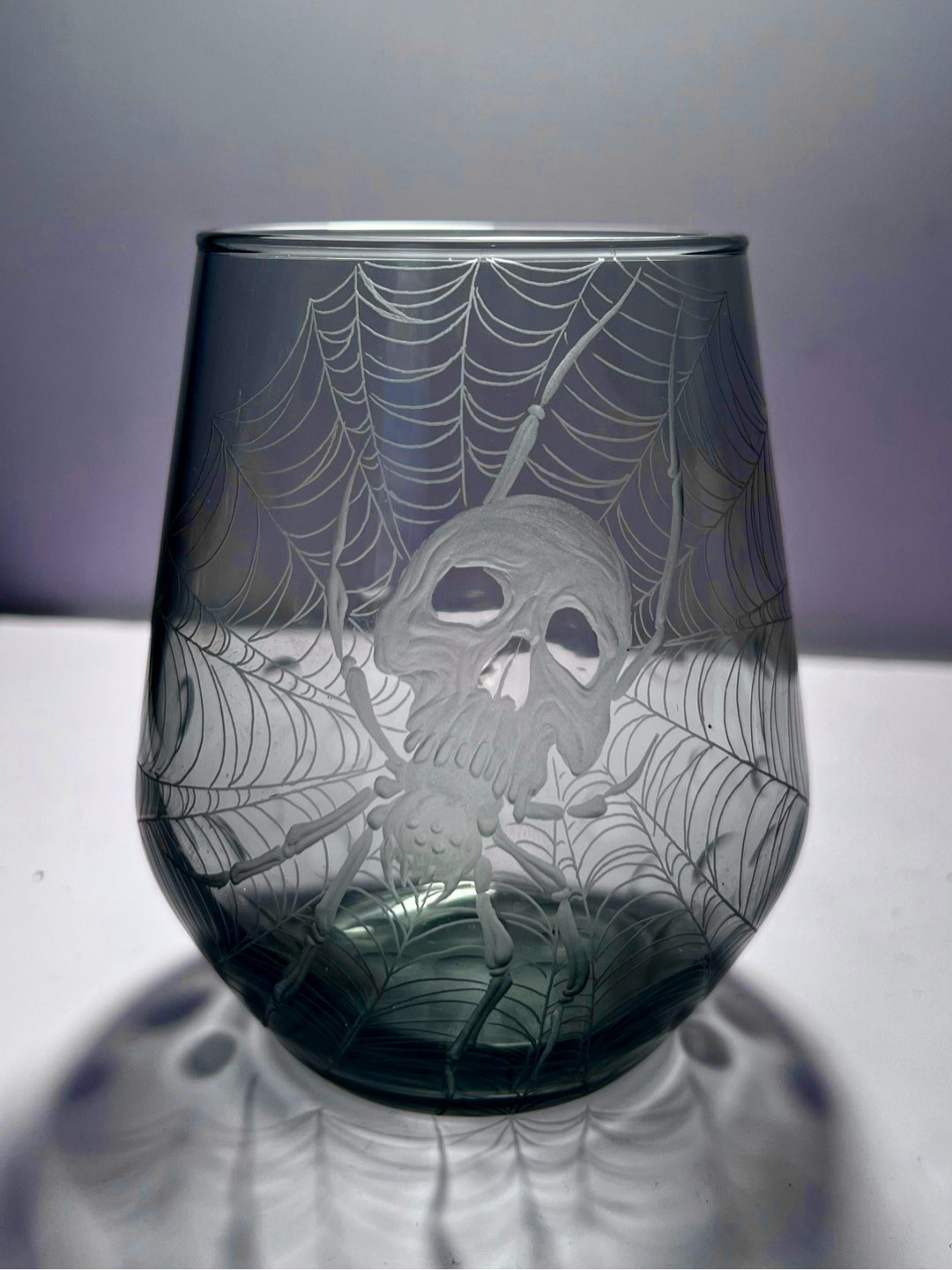 Preview pic of Hand-Carved Drinking Glass by Toth
