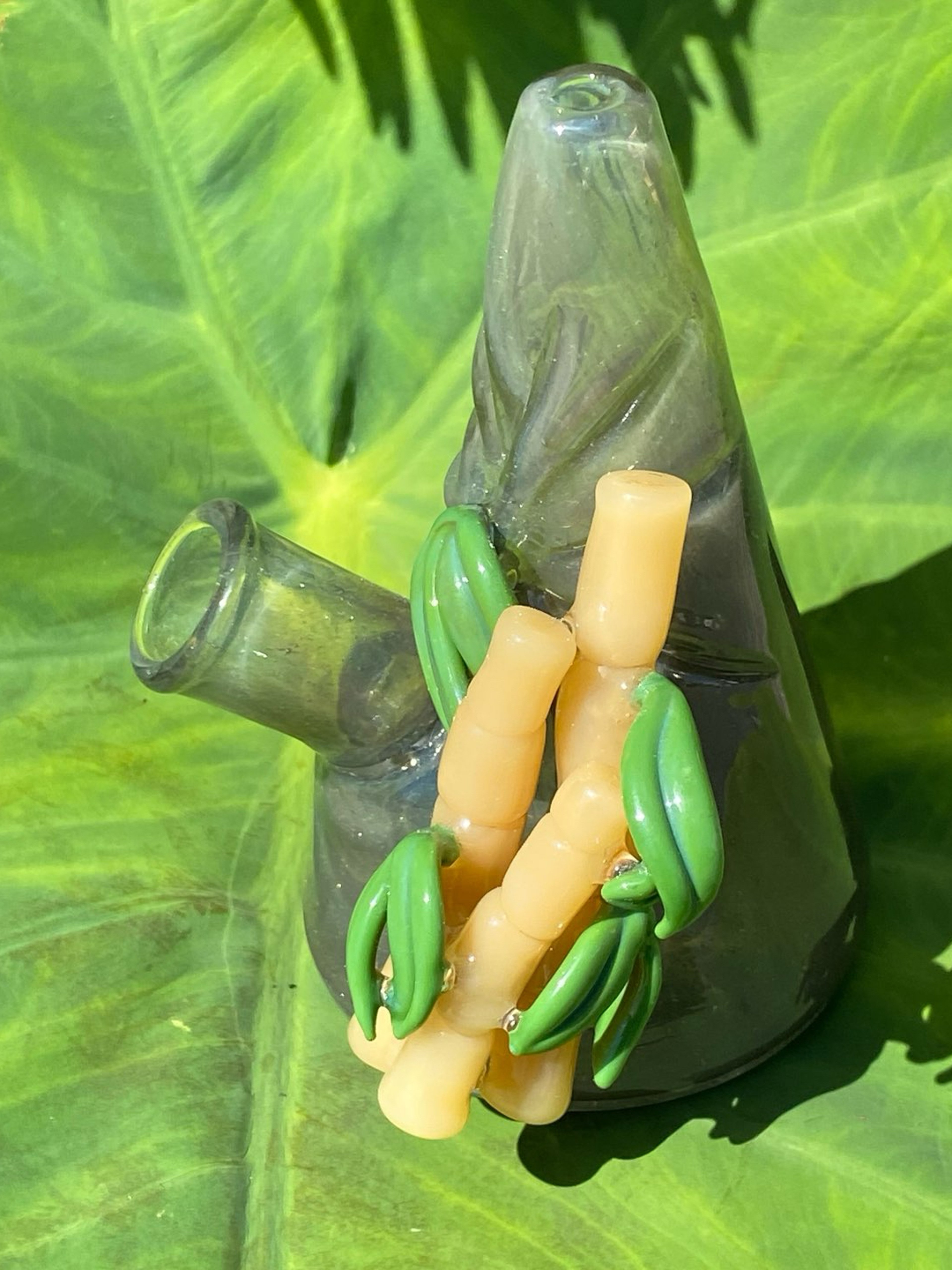 HaHa Glass Bamboo Cone Rig image 0