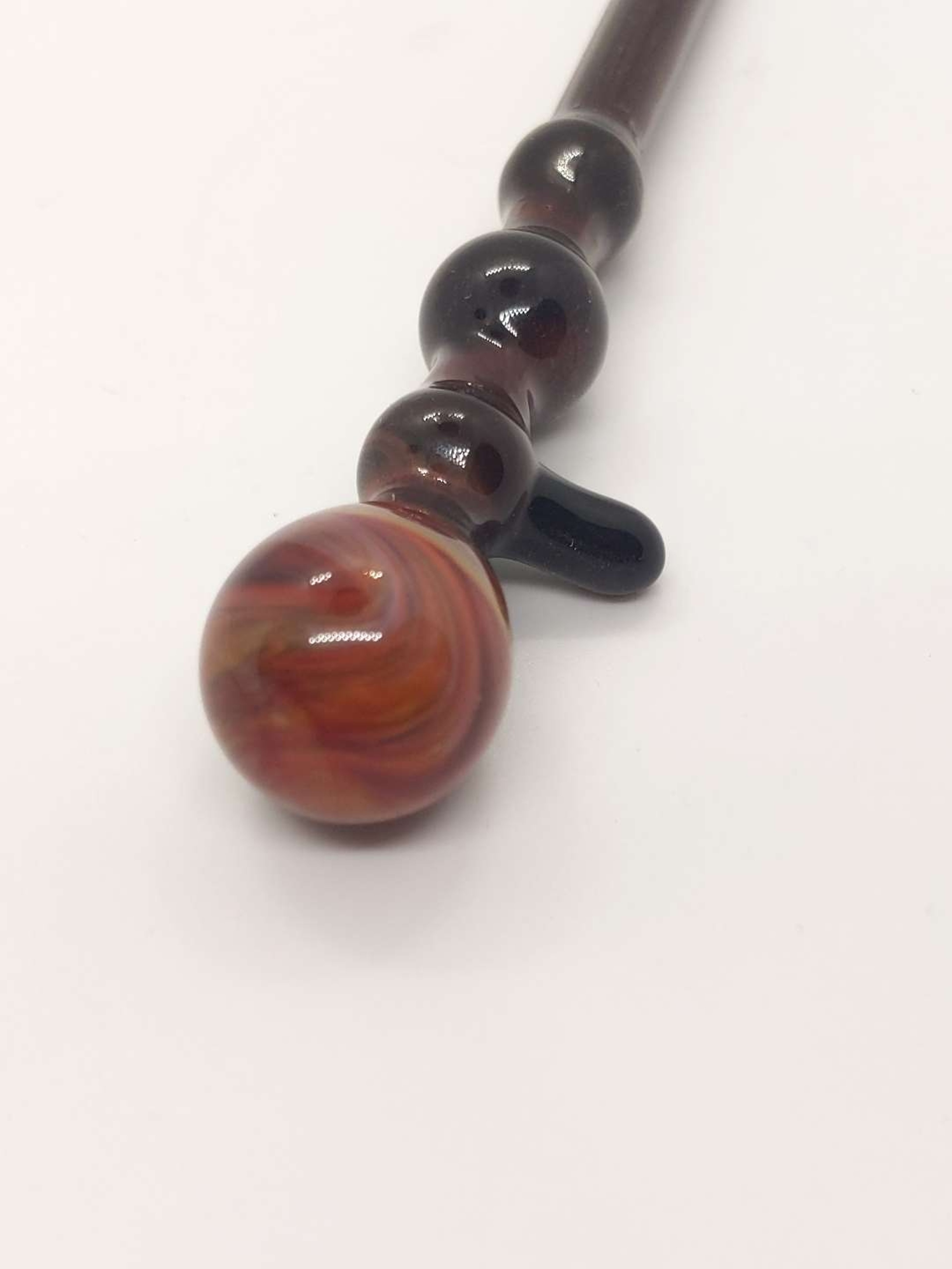 Preview pic of Hand Blown Tool/Poker in Earthtone Reds
