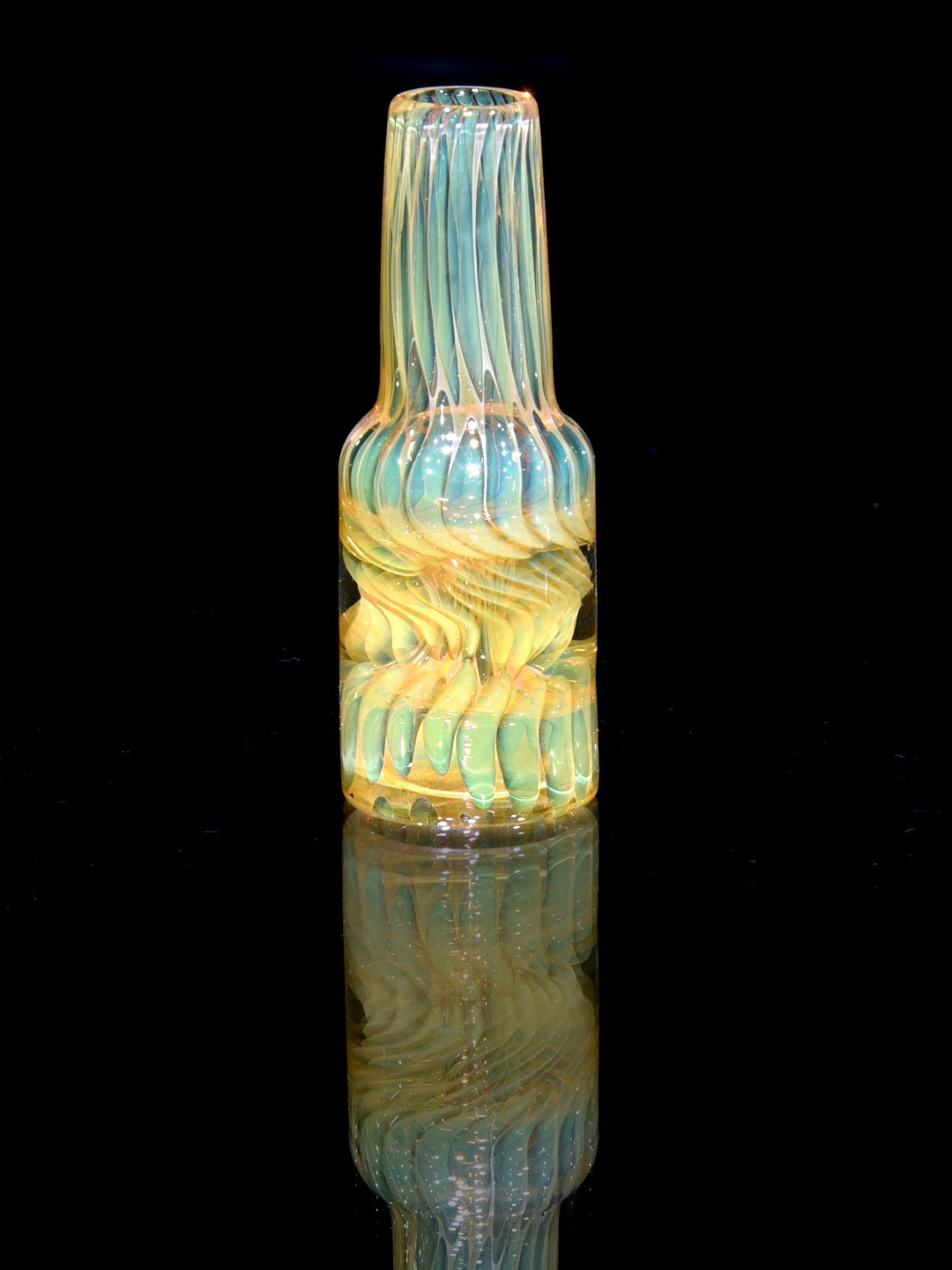 Preview pic of Chuck Millions - Fully-worked Fume Honeycomb Slide/Chillum - 14mm Male