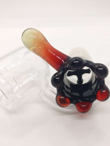 Preview pic of 18mm Slide in Cranberry & Black with Glitter Bowl. *Ships Free*