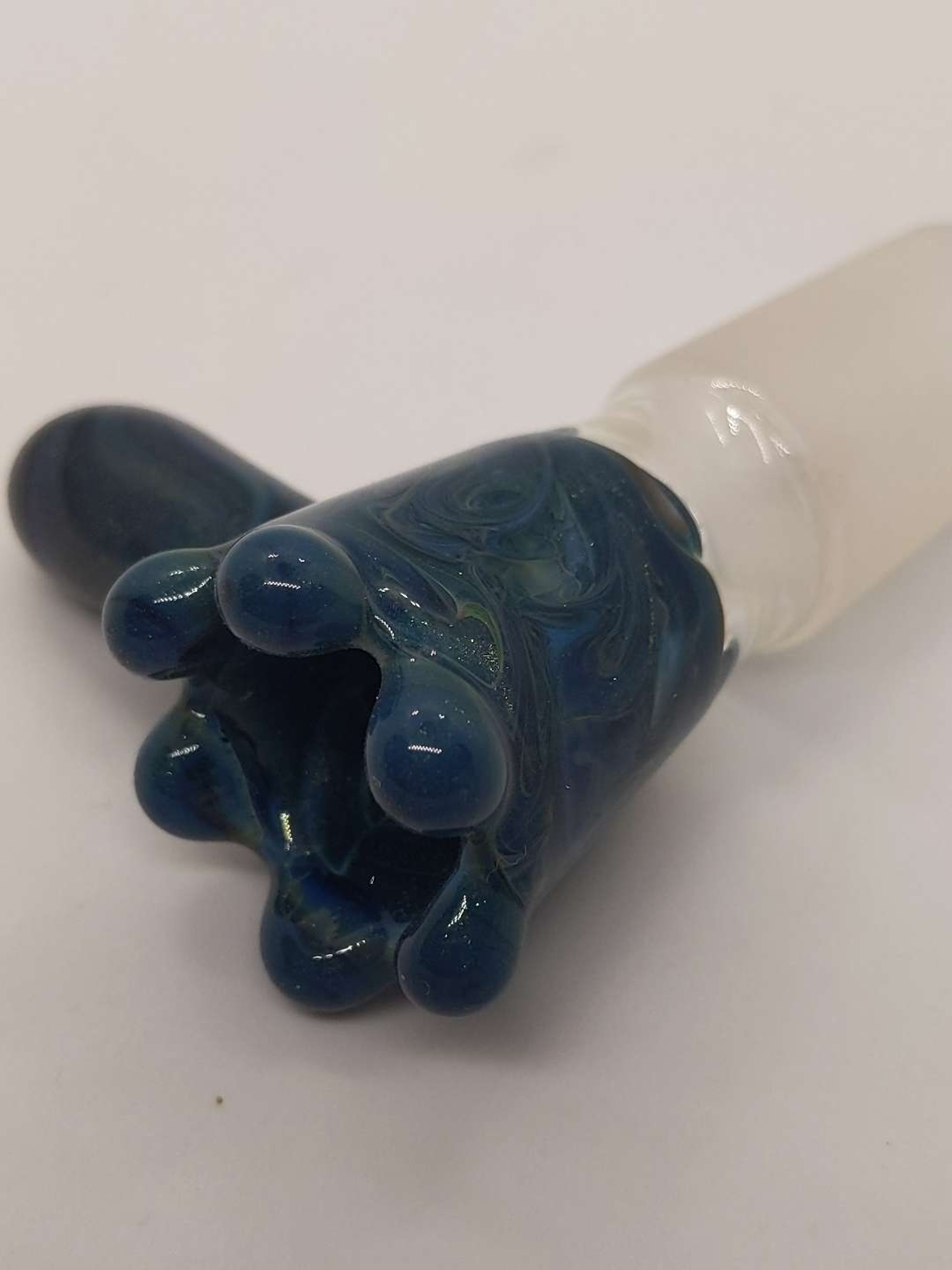 Preview pic of Blue Swirl Glitter 18mm Slide Ships Free!
