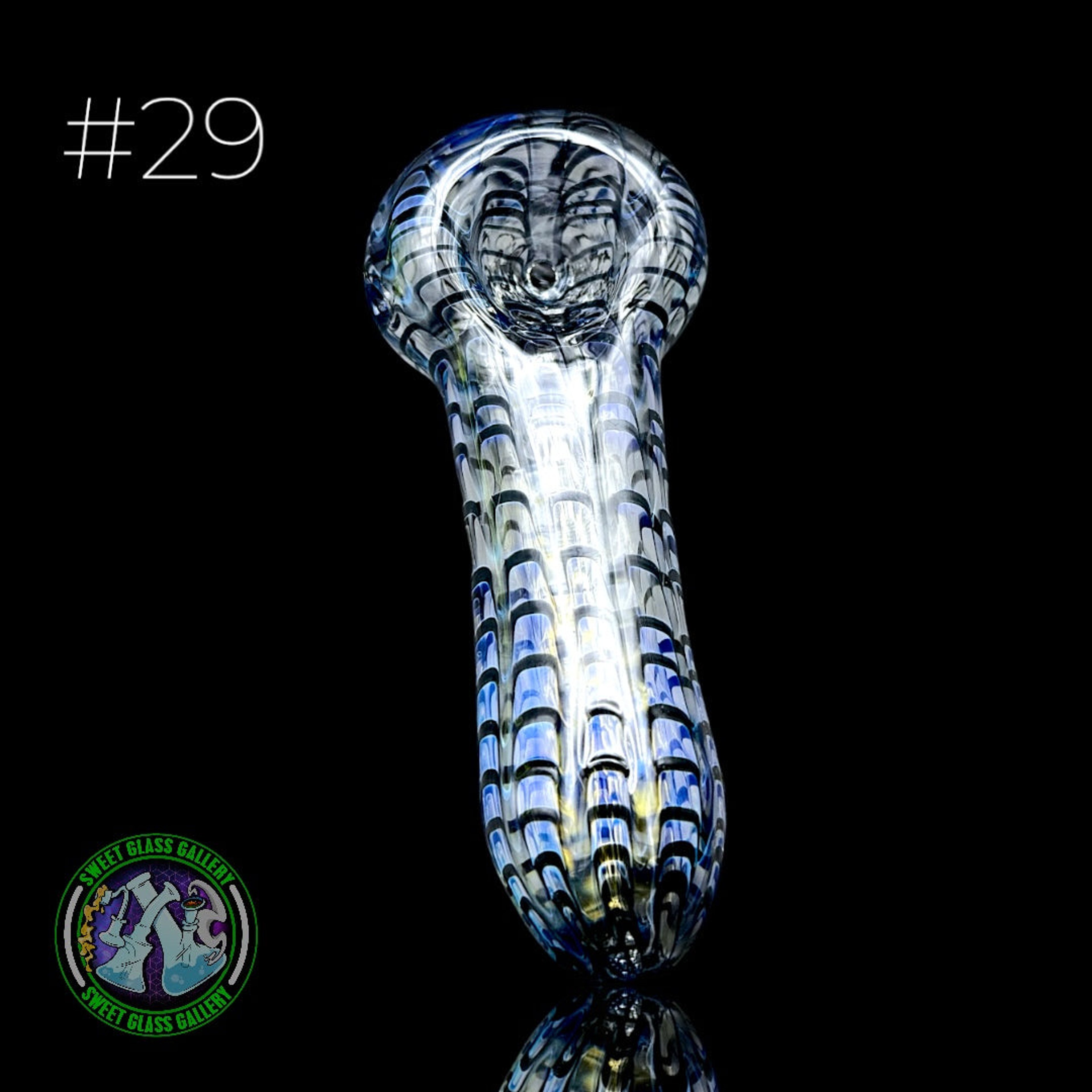 Preview pic of Daniel's Glass Art - Dry Pipe #29 - Wrap & Rake