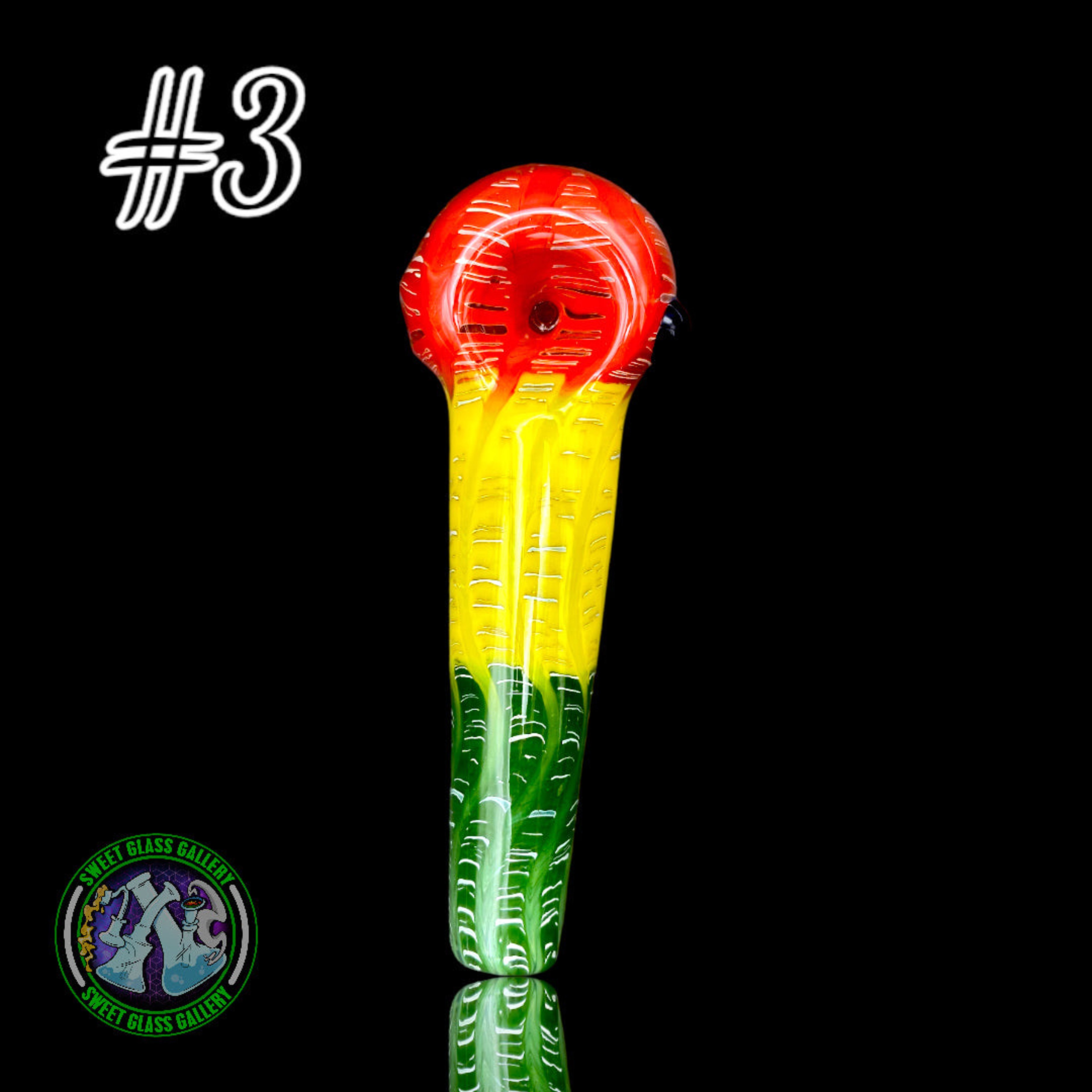 Preview pic of Daniel's Glass Art - Dry Pipe #3 - German Glass