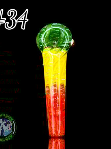 Preview pic of Daniel's Glass Art - Dry Pipe #34 - German Glass