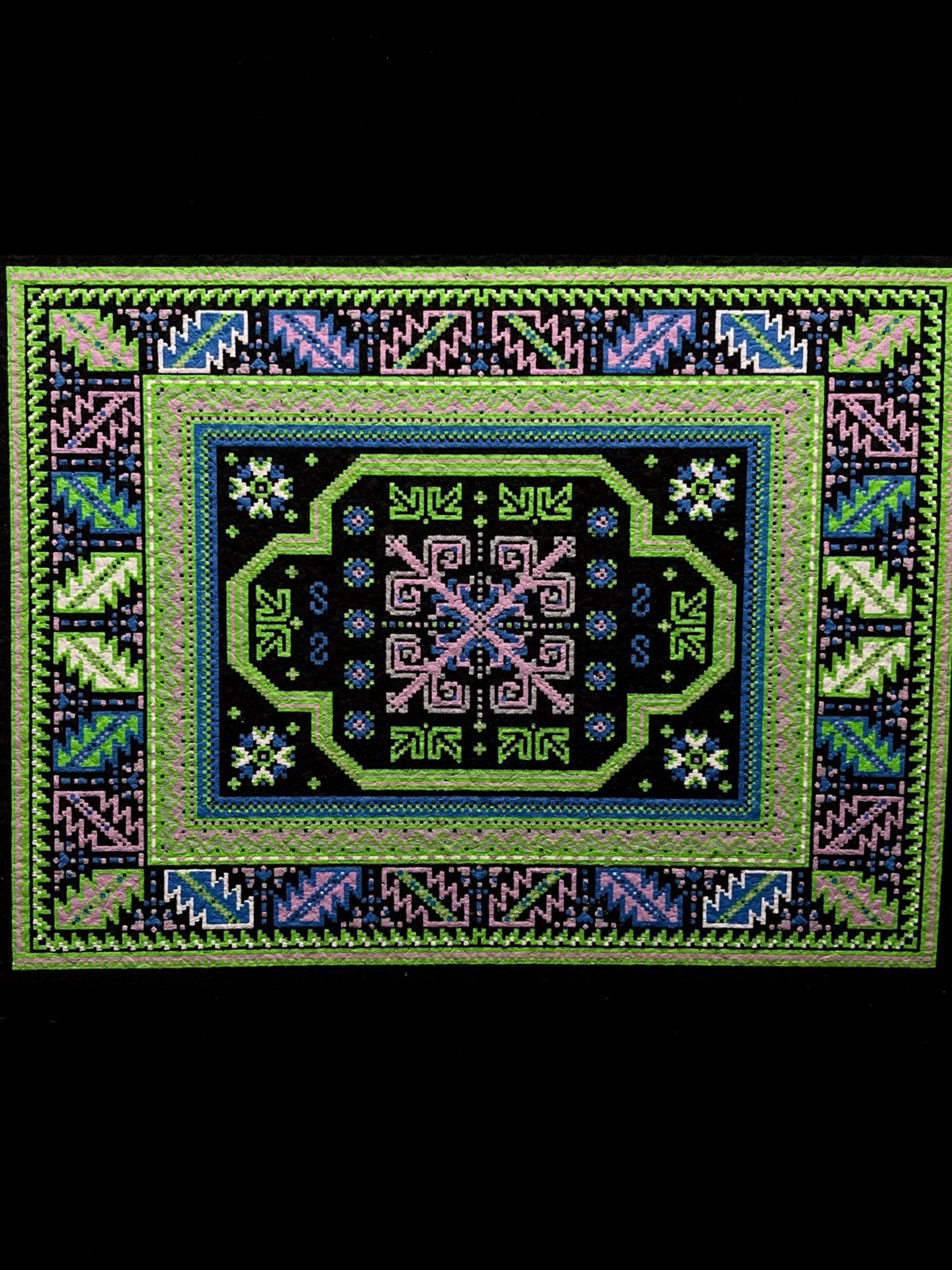 Preview pic of le151 Green Lotus Bitrug Mat by Moodmats