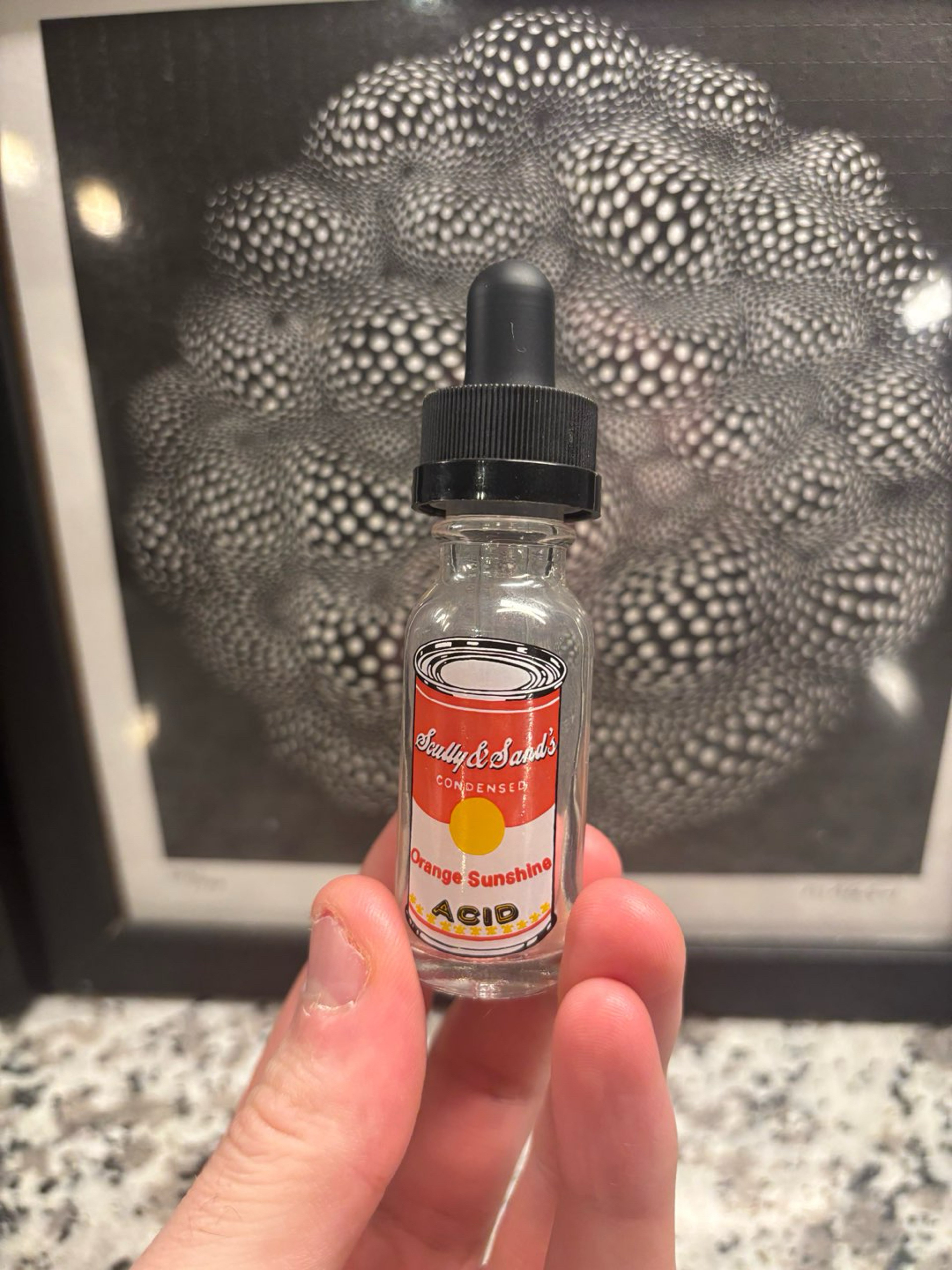 Preview pic of Lot Comedy Orange Sunshine Vial