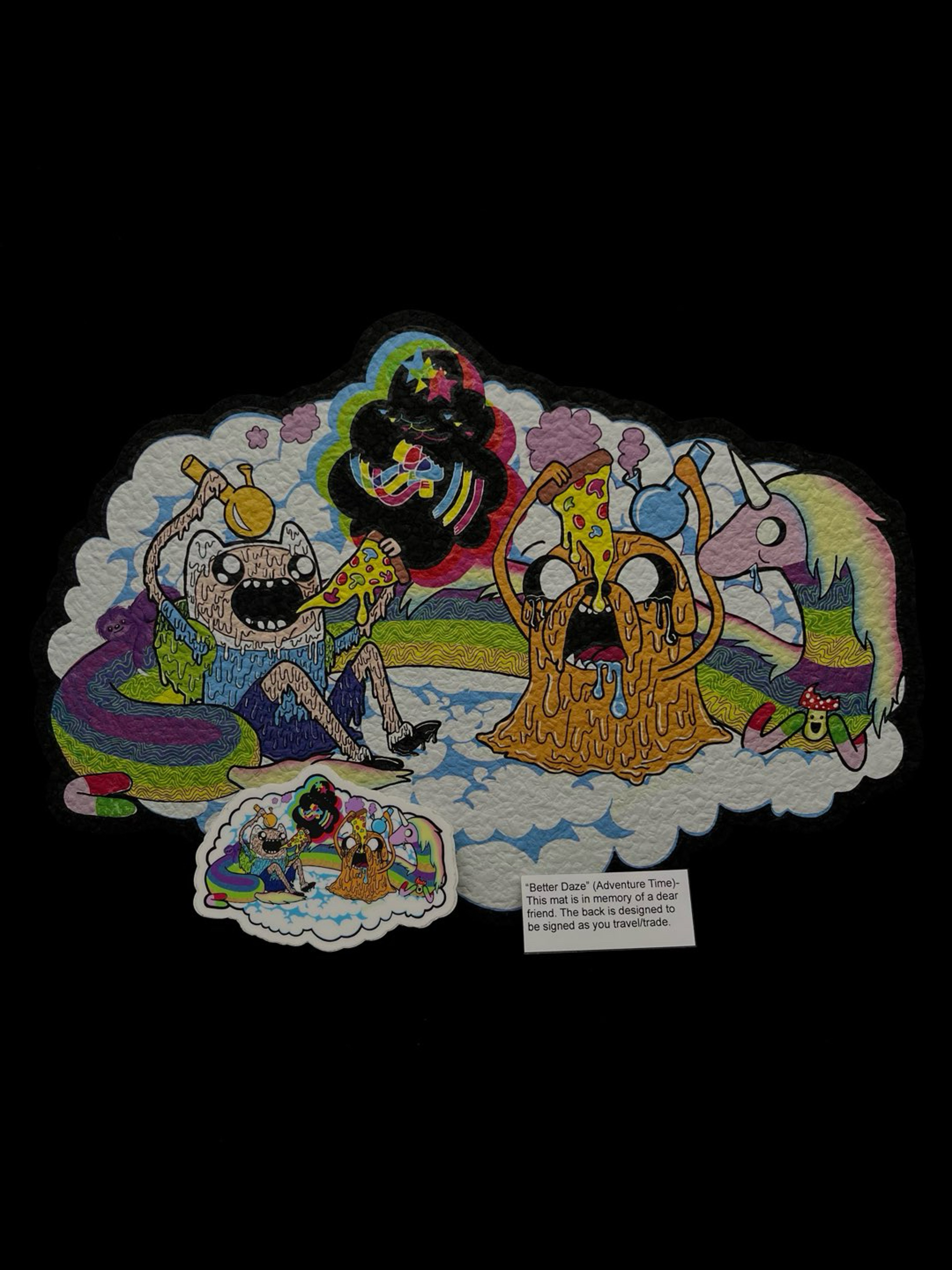 Preview pic of “Better Daze” Mat by Retro Sloth x 710 Emporium x Moodmats