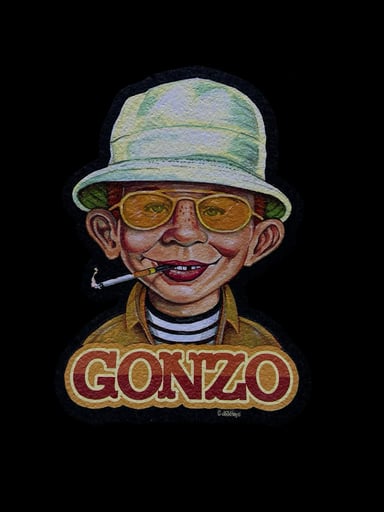 Preview pic of Hunter S Thompson “Gonzo” by Dirk Hays x 710 Emporium x Moodmats